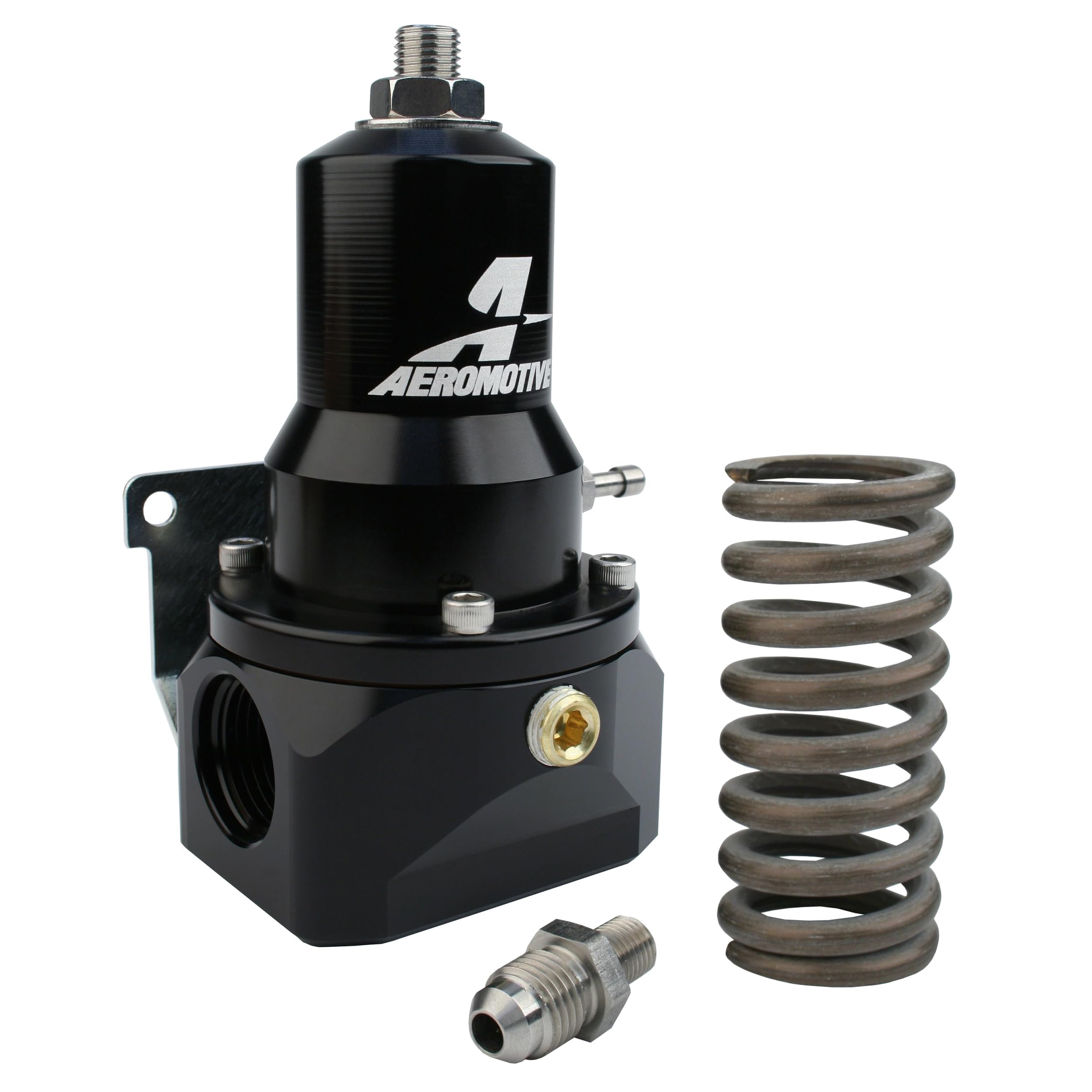 Aeromotive 13134 Extreme Flow EFI Fuel Pressure Regulator, Adjustable, 30-120 PSI, 2-Port