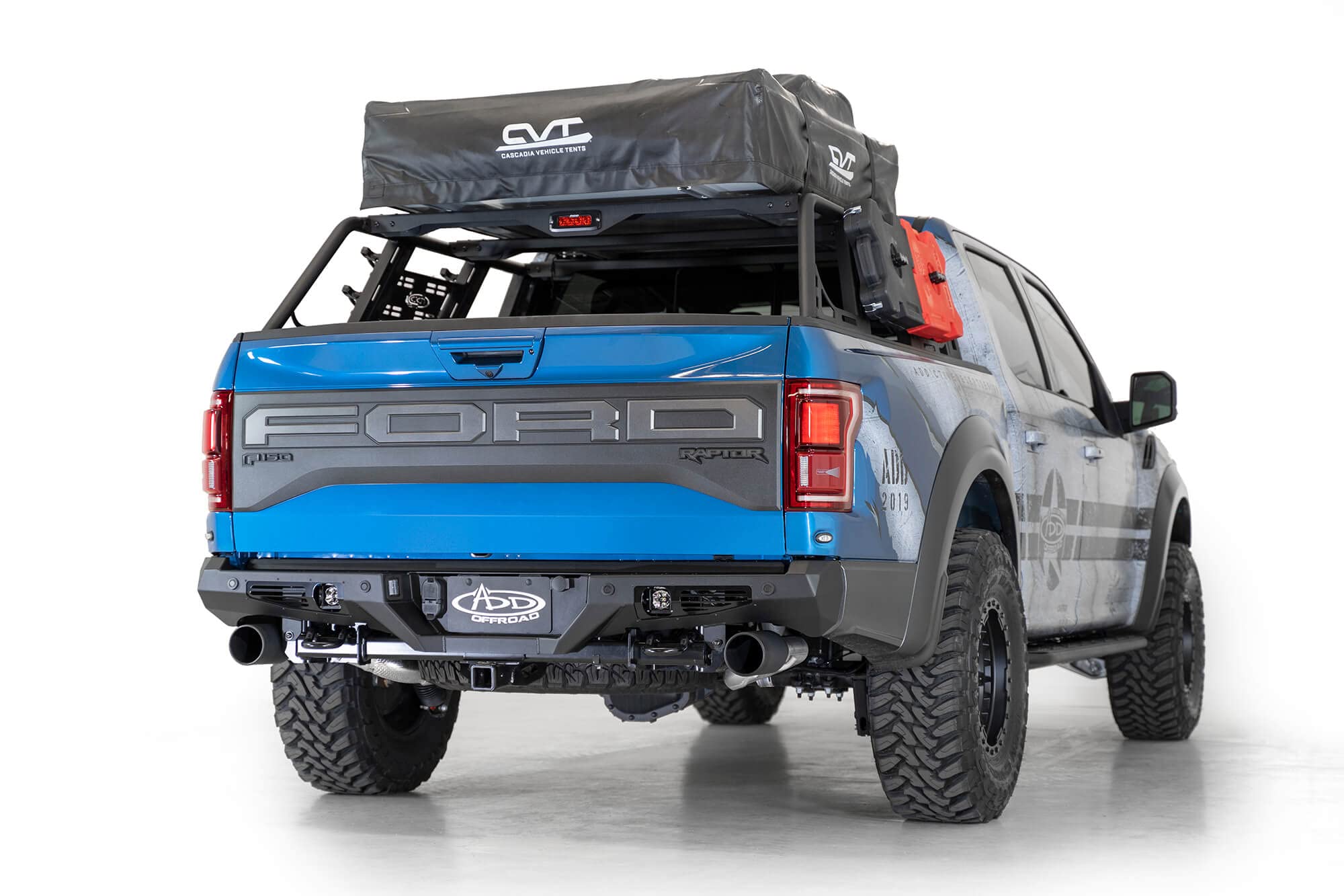 Addictive Desert Designs R110011370103 Rear Replacement Bumper Fits Ford F-150