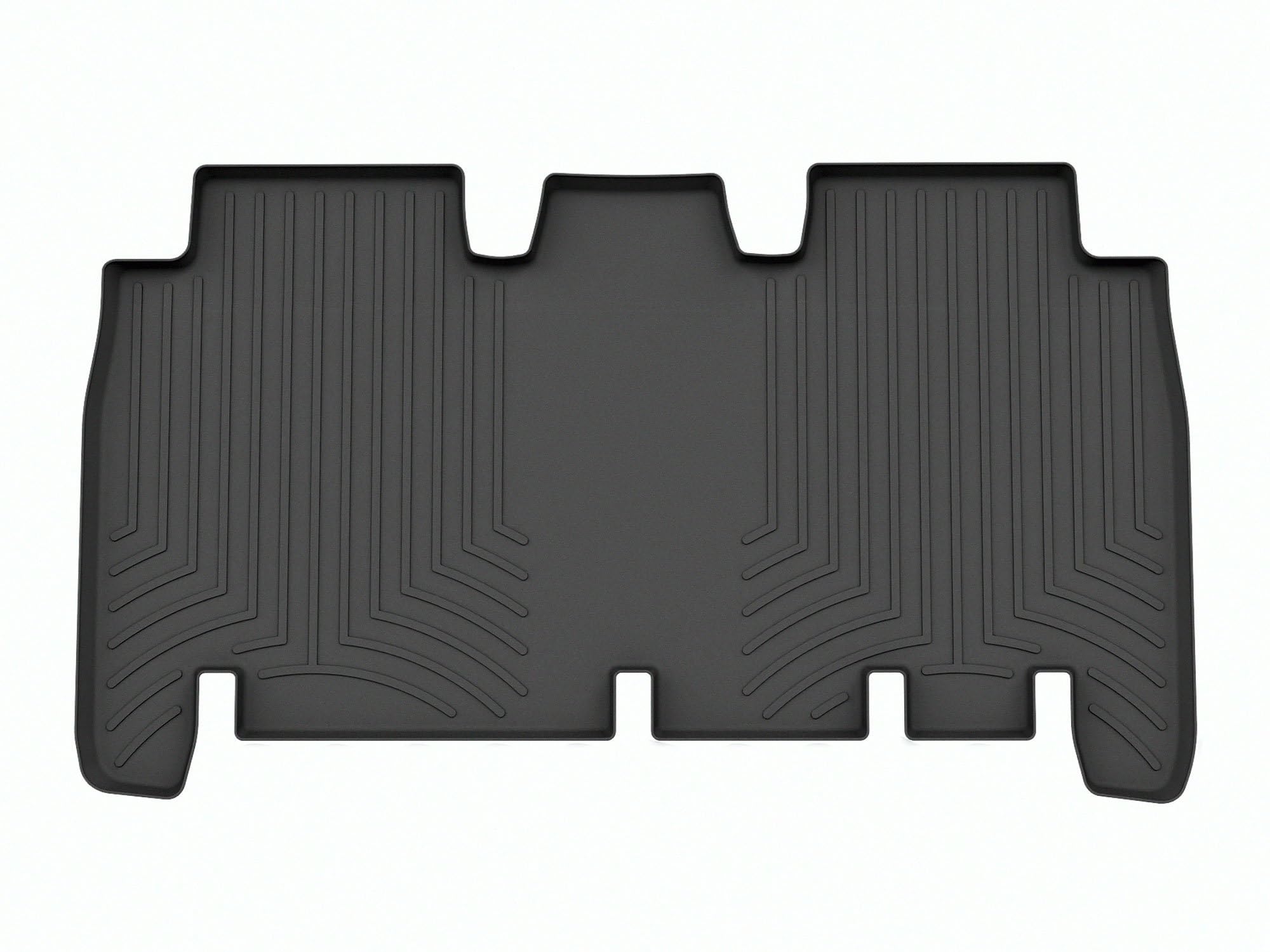 WeatherTech Custom Fit FloorLiners for Tesla Model X - 2nd Row (4416826), Black