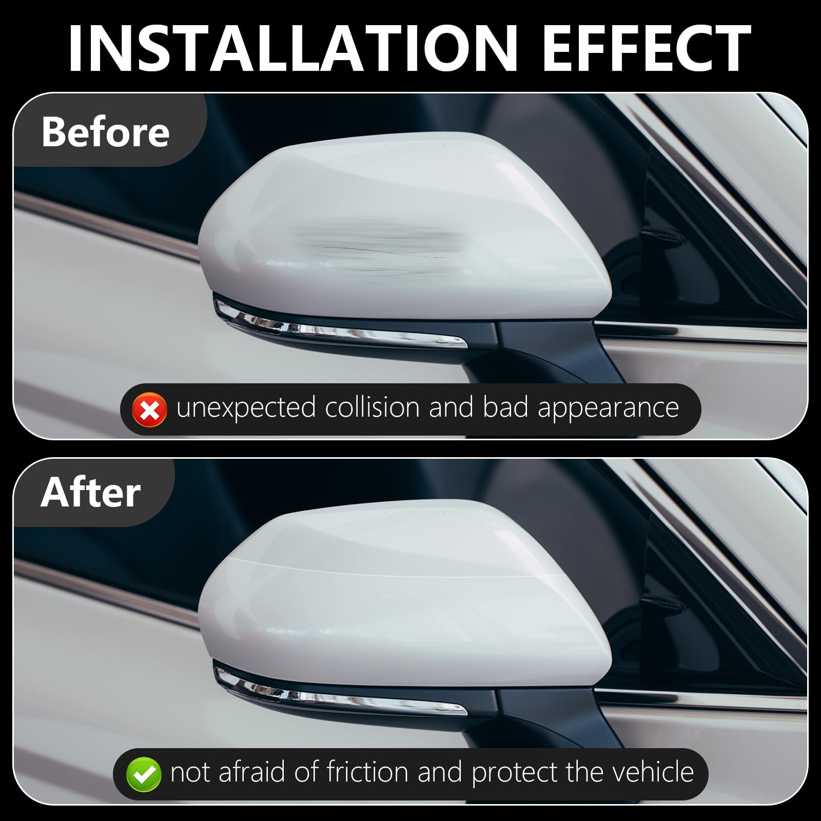 Dgsl Car Door Edge Guards Door Sill Protector, 2In X 16.4Ft 5D Carbon Fiber Car Wrap Film, Vinyl Automotive Wrap Film Anti-Colli