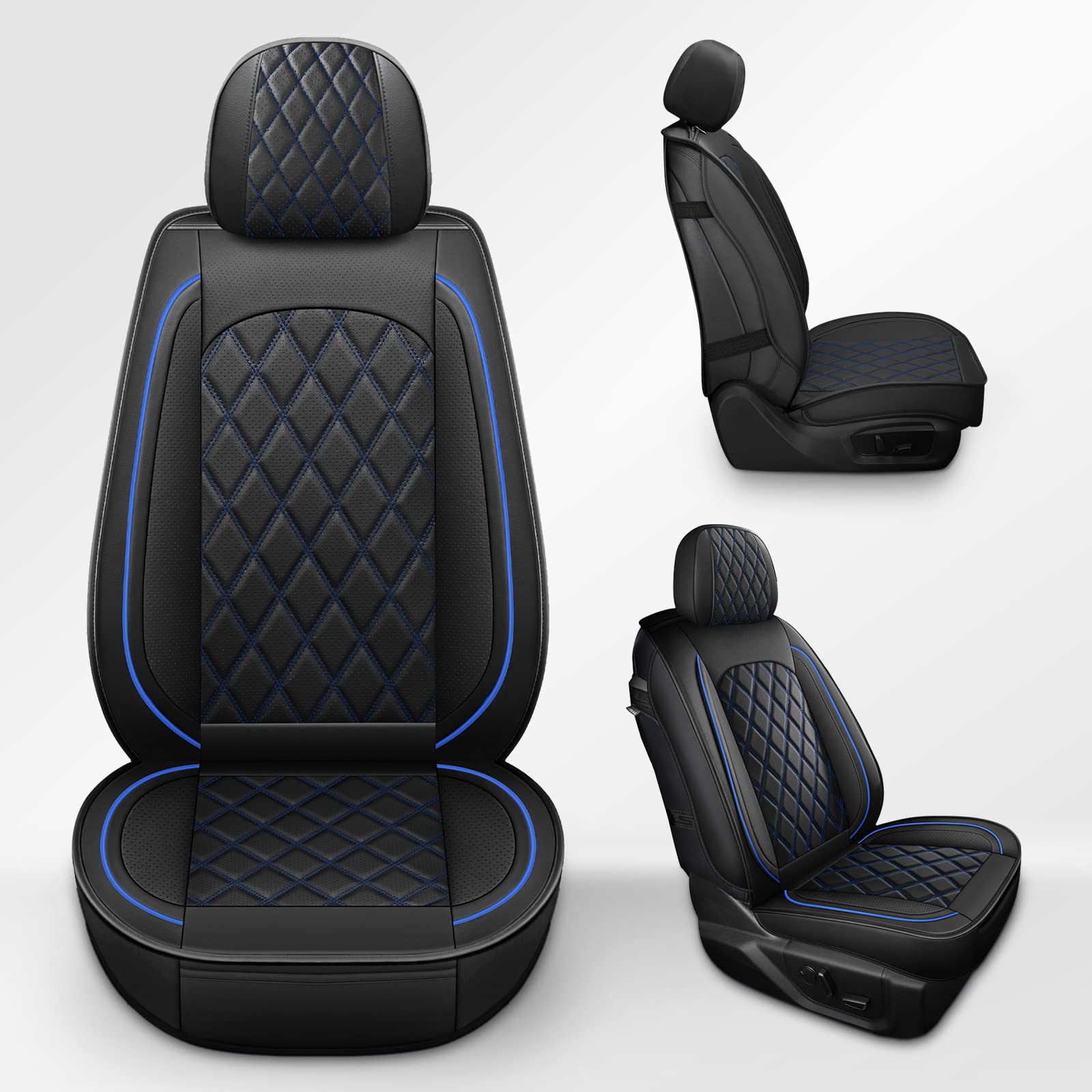 Mirozo Seat Covers Full Set,Waterproof Faux Leather Seat Covers Automotive Seat Covers Car Seat Protector For Suv Pick-Up Truck