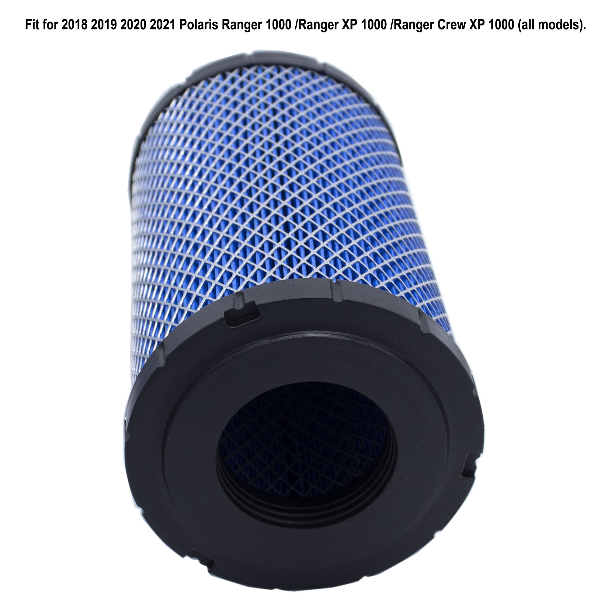MOCW Air Filter for Polaris Ranger 1000 XP 1000, Blue, Paper, Fits 2018-2023 Models, 2 Pcs