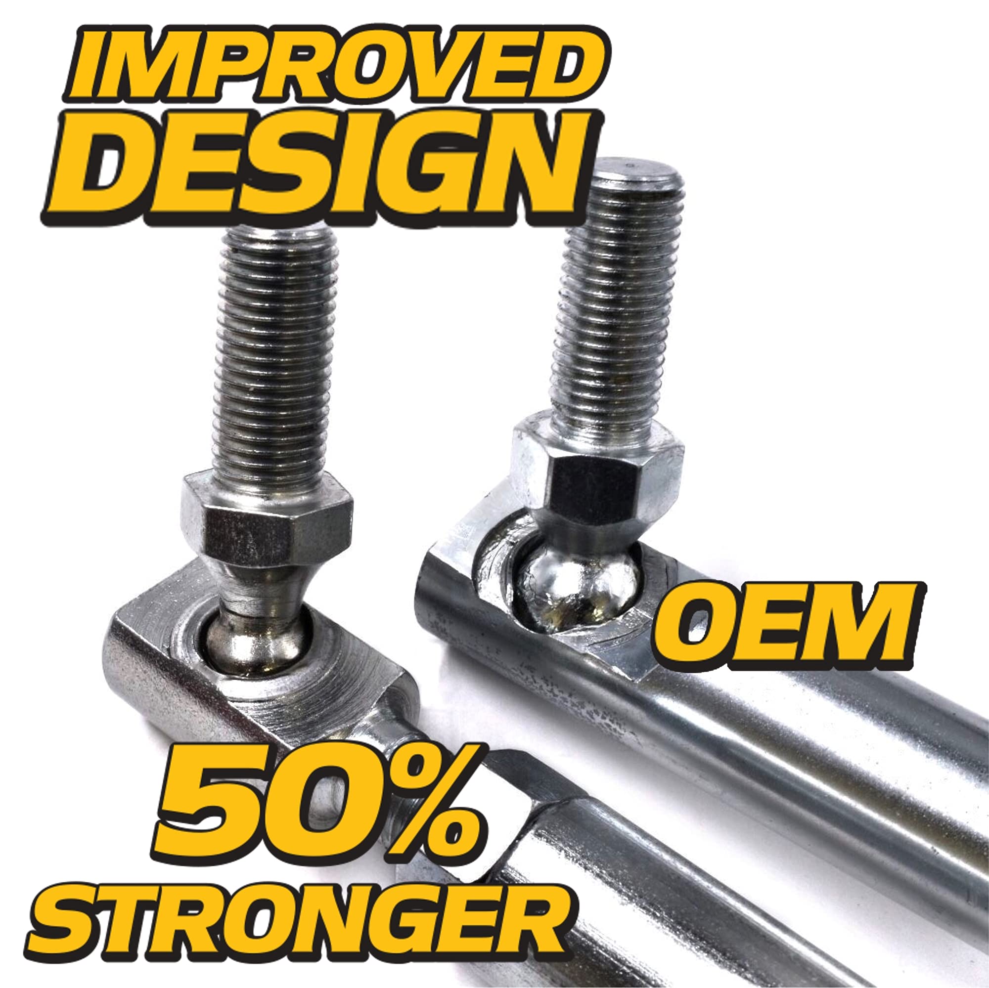 HD Switch - Adjustable Improved LH/RH Steering Drag Link Set 597047802 & 597047902 for Husqvarna, Craftsman, Poulan Pro, AYP, El