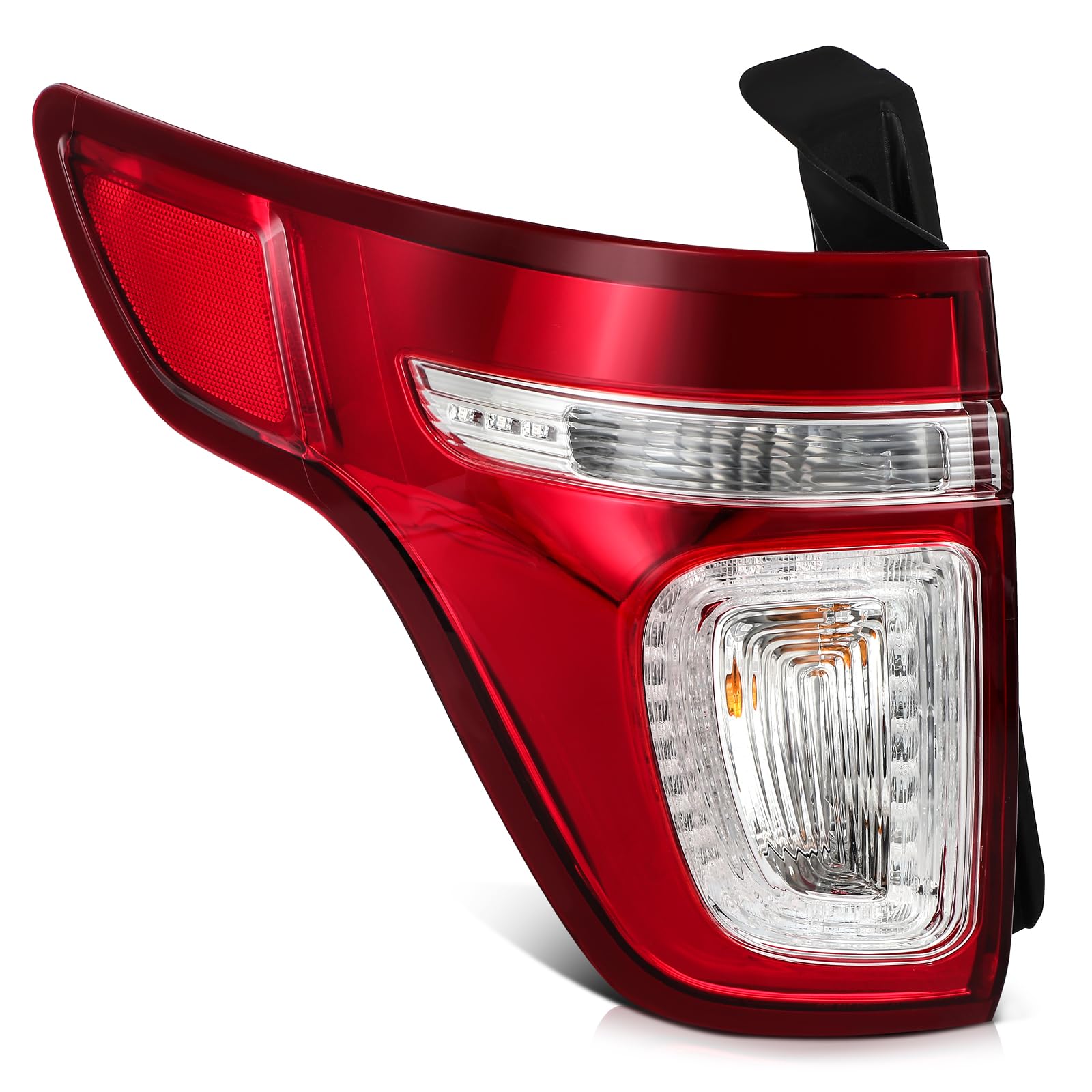 LBRST Tail Light Fit 2011-2015 for Explorer, 2013-2015 for Police Interceptor Utility Red Lens Left Tail Light Assembly BB5Z1340