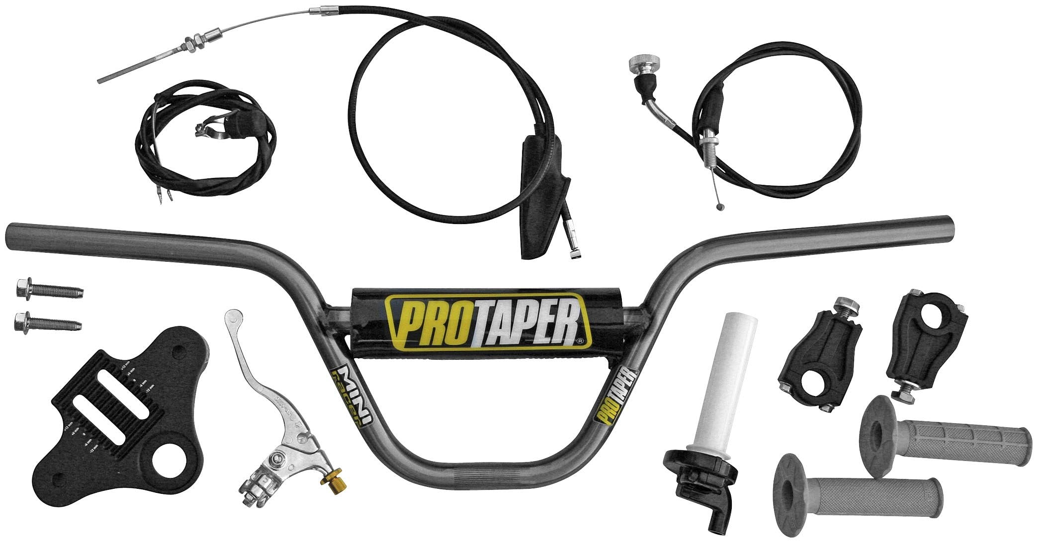 Pro Taper Tall Bar Kit for Honda CRF50F (04-21) - Aluminum, Black, Model 11-061A