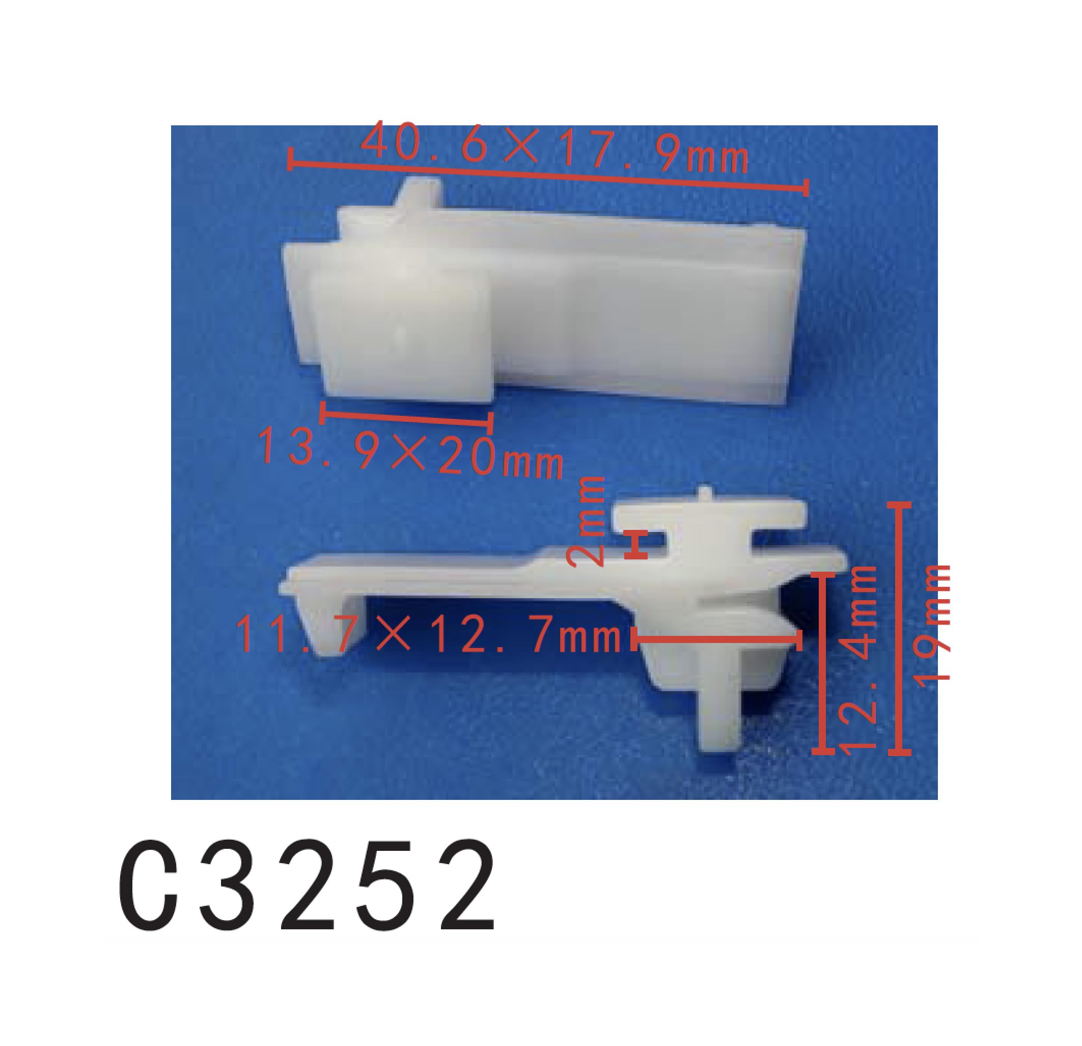 Autobahn88 Retainer Clip For Skirt Panel,Rocker Panel, Compatible With Bmw (Oem: 51137269367) (Pack Of 20)