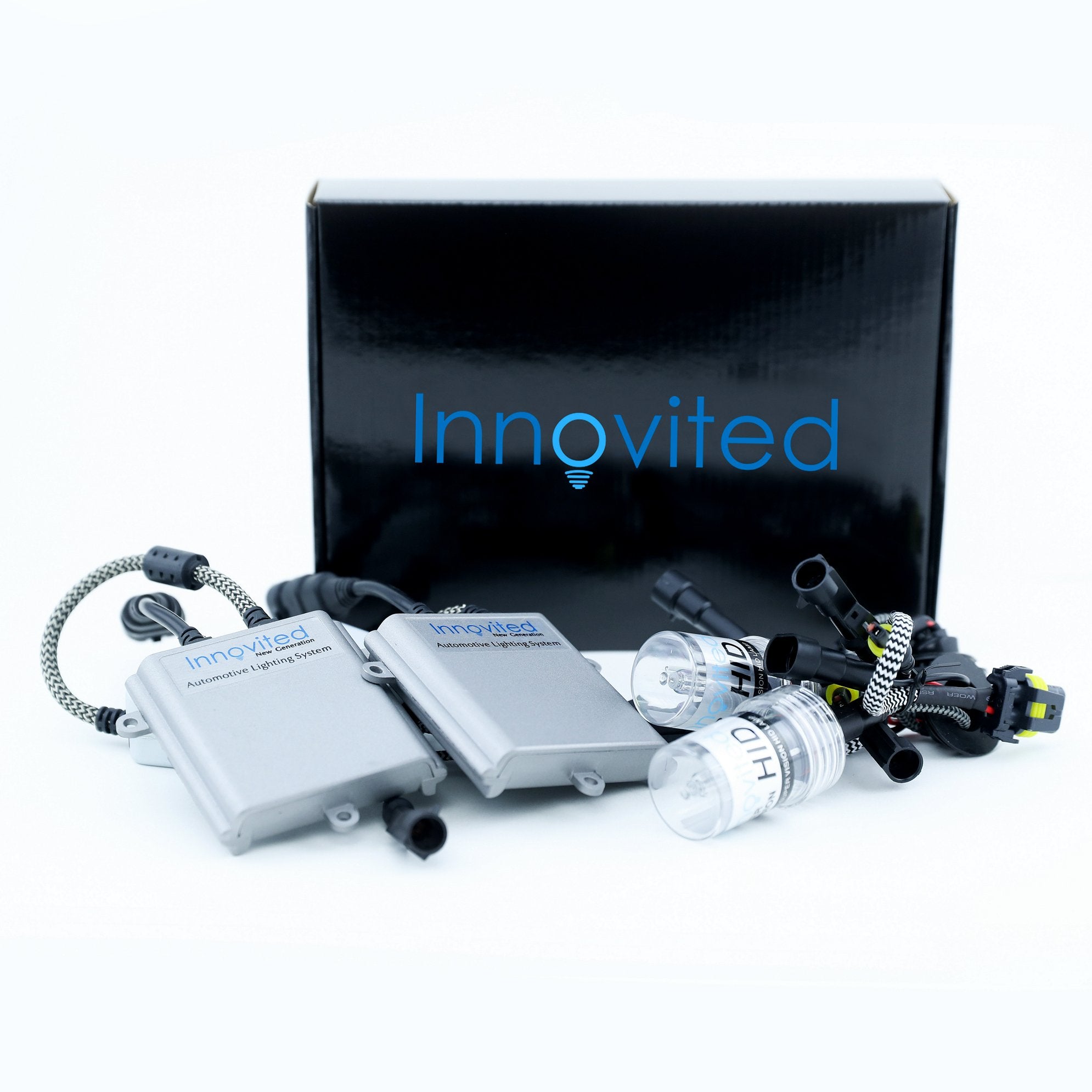 Innovited H7 5000K HID Xenon Bulb x 1 pair bundle with 2 x 55W Performance AC Digital Ballast (Prue White)