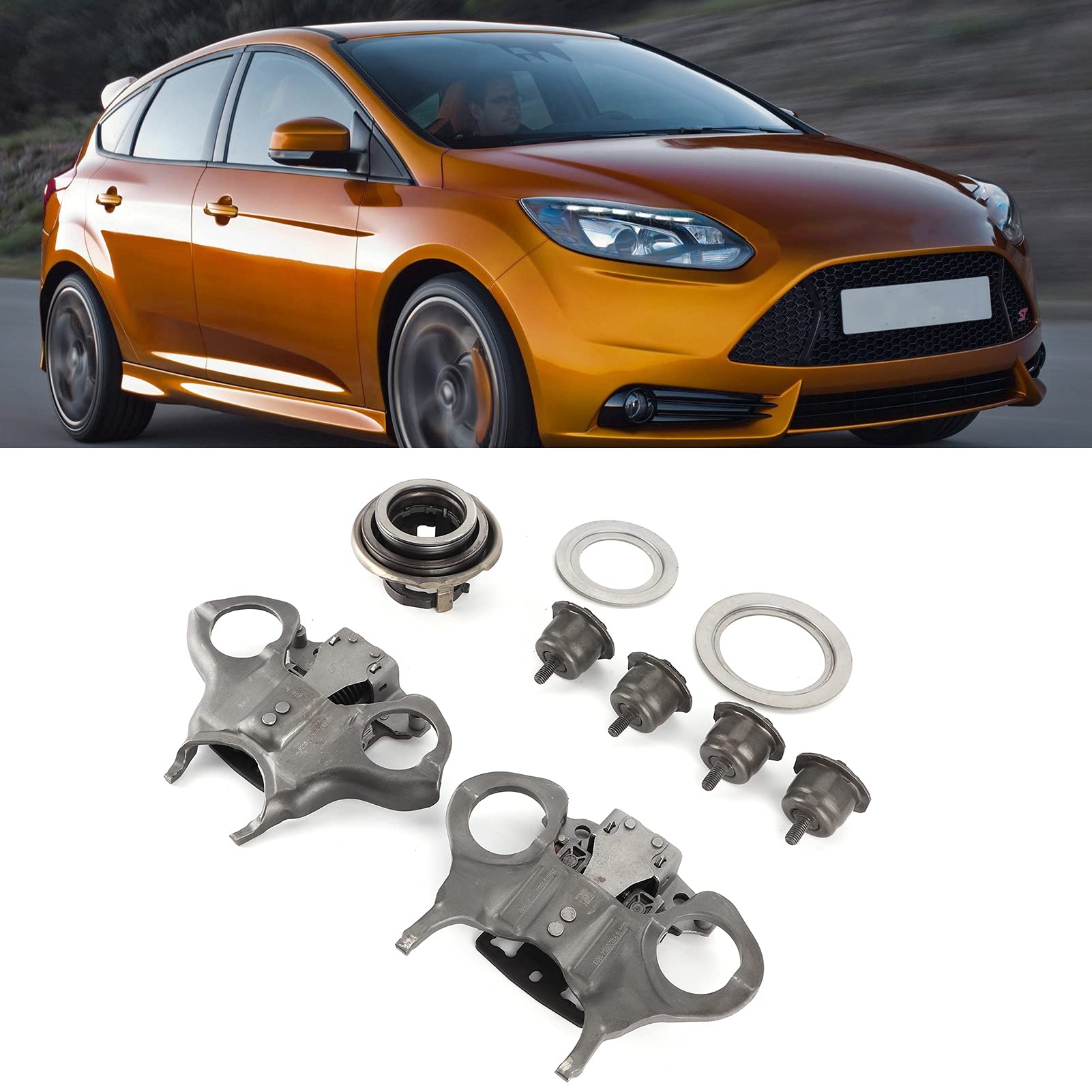 Dual Clutch Shift Fork Kit, Yctze Vehicle Checking Tool Aluminium Alloy Dual-Clutch Fork Replacement For Focus/Fiesta/Ecosport