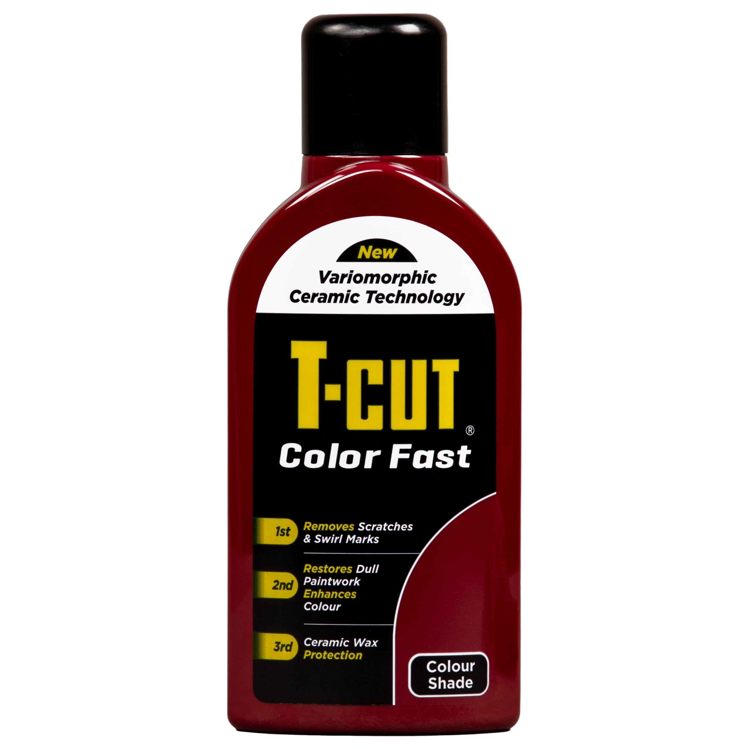 T-Cut Dark Red Scratch Remover Color Fast Paintwork Restorer Car Polish, 13 Colors Available, 17 Fl Oz