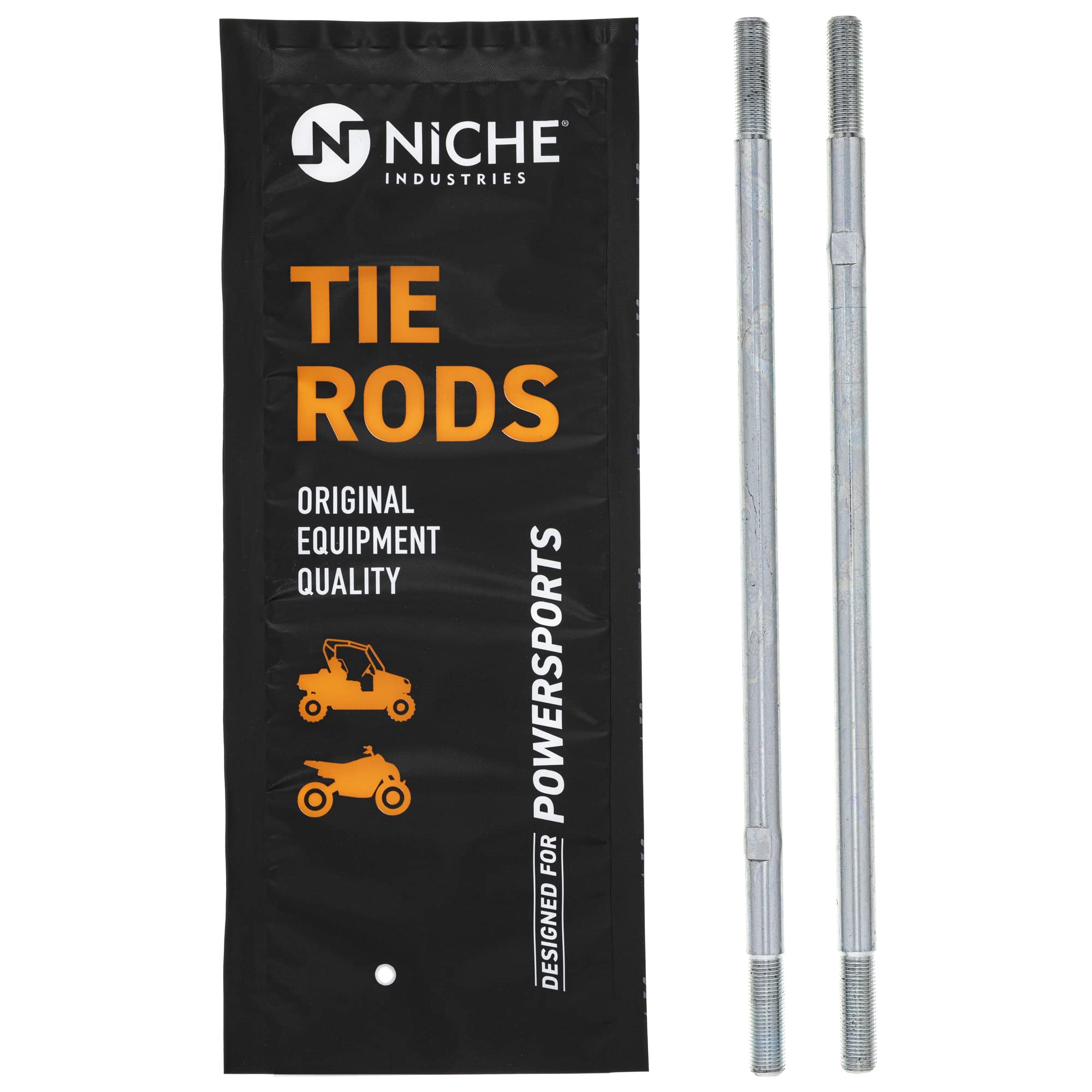 NICHE Tie Rods End Kit for Suzuki King Quad 750/700/450/500 - Gray, OEM Replacement 51270-31G10, 51260-31G10,