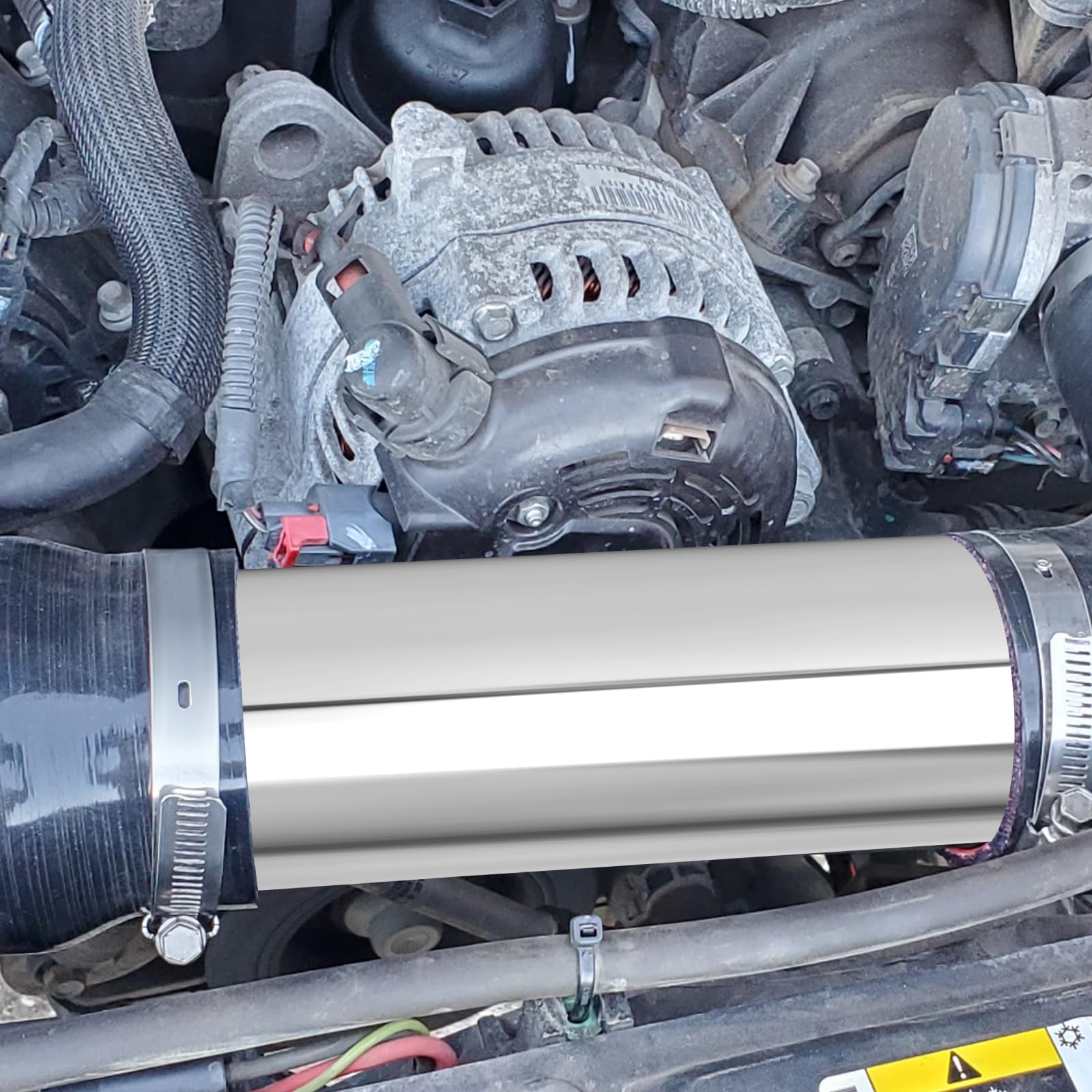 Gasher 2Pcs 12''(300Mm) Aluminum Alloy Tube 2''Od Intercooler Pipe With Bead Roll For Intake And Cooling Systems