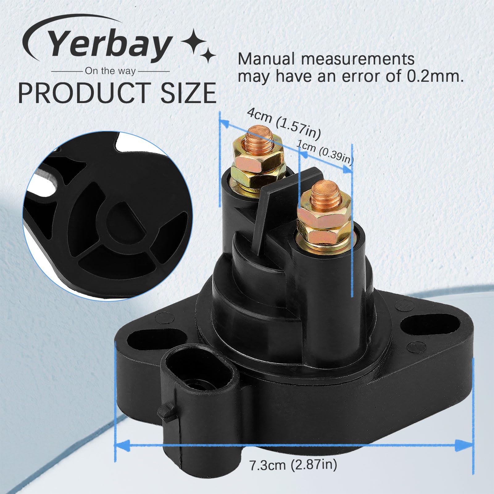 Starter Solenoid Relay for ATV Arctic Cat 1000 400 450 500 550 650 700 Replacement 0445-058 0445-036