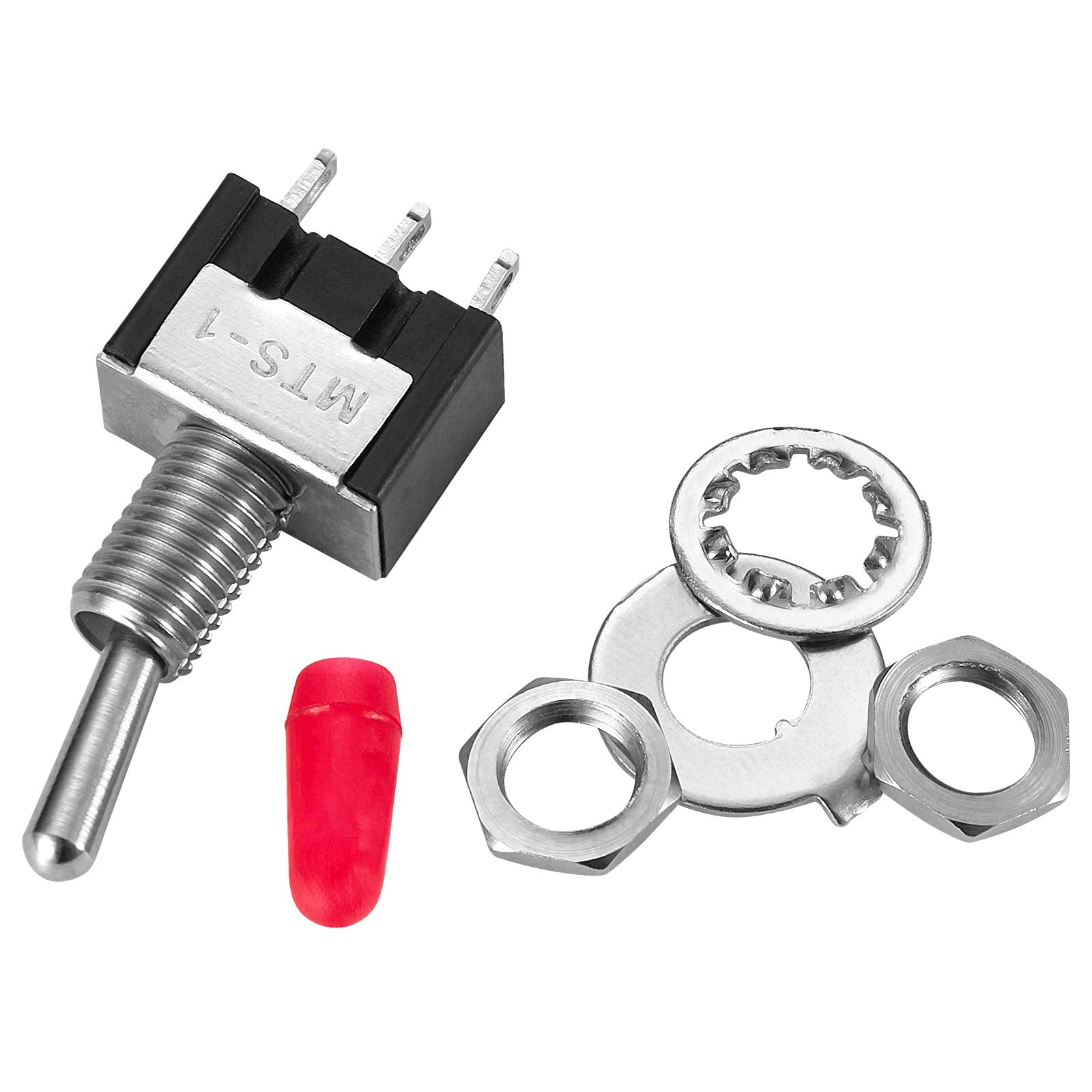 Vonvoff Toggle Switch,On/Off Spst With Pre-Soldered Wires,3V/5V/12V/24V/72V/110V/220V/240V/ Mini Toggle Switches For Car,Truck,