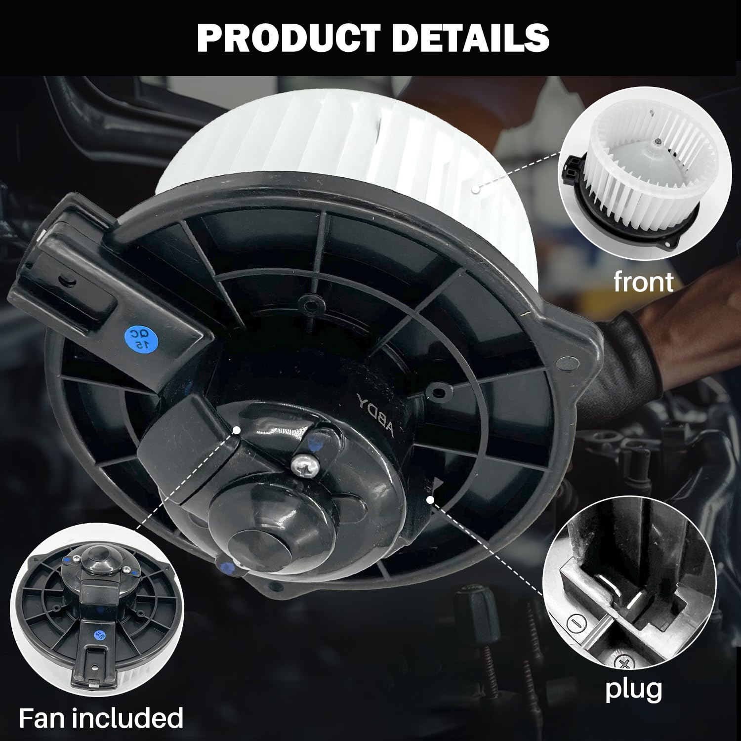 Aspligo 700058 Ac Heater Blower Motor Fan Assembly Fit For Scion Tc 2005-2009, For Toyota Celica 2000-2005, Rav4 2001-2003 87103