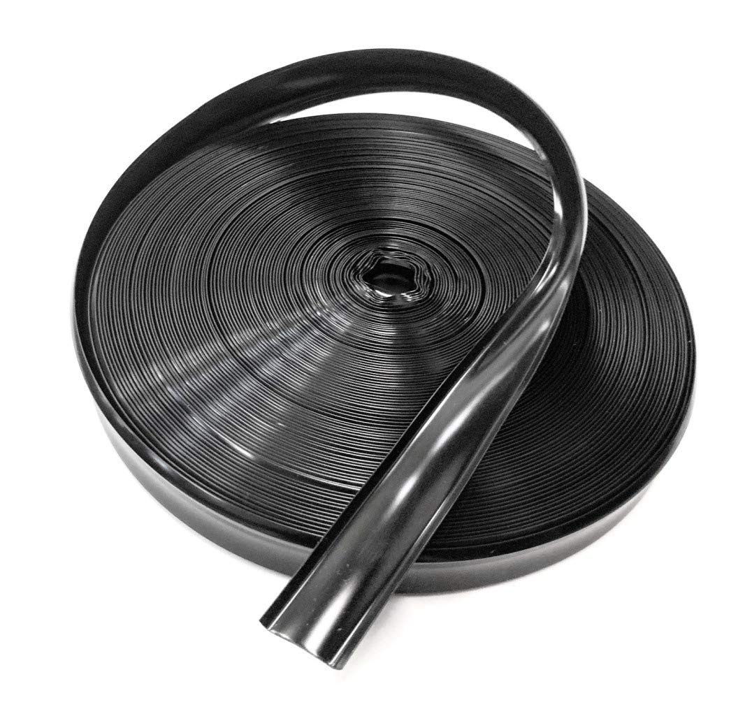 Qpn Black Vinyl 7/8" Insert Molding Trim Screw Cover Rv Camper Travel Trailer (35 Ft, Black)