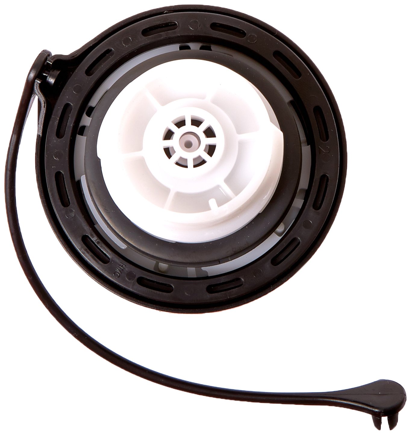 Kia Genuine Fuel Filler Cap Assembly 31010-3L600U, Metal, Black