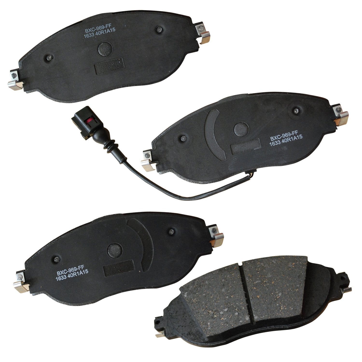 Bendix Premium Sbc1633 Ceramic Front Brake Pads For Select Models Audi A3 Quattro, S3, Seat Leon, Tarraco, Volkswagen Arteon, Cc