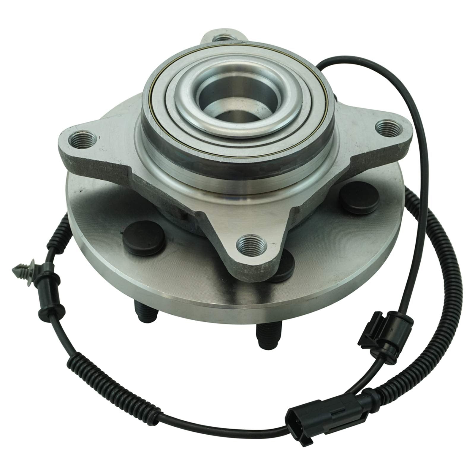 Trq Front Rear Wheel Bearing & Hub Assembly With Abs Sensor Compatible With 2011-2014 Ford Expedition F-150 Lincoln Navigator