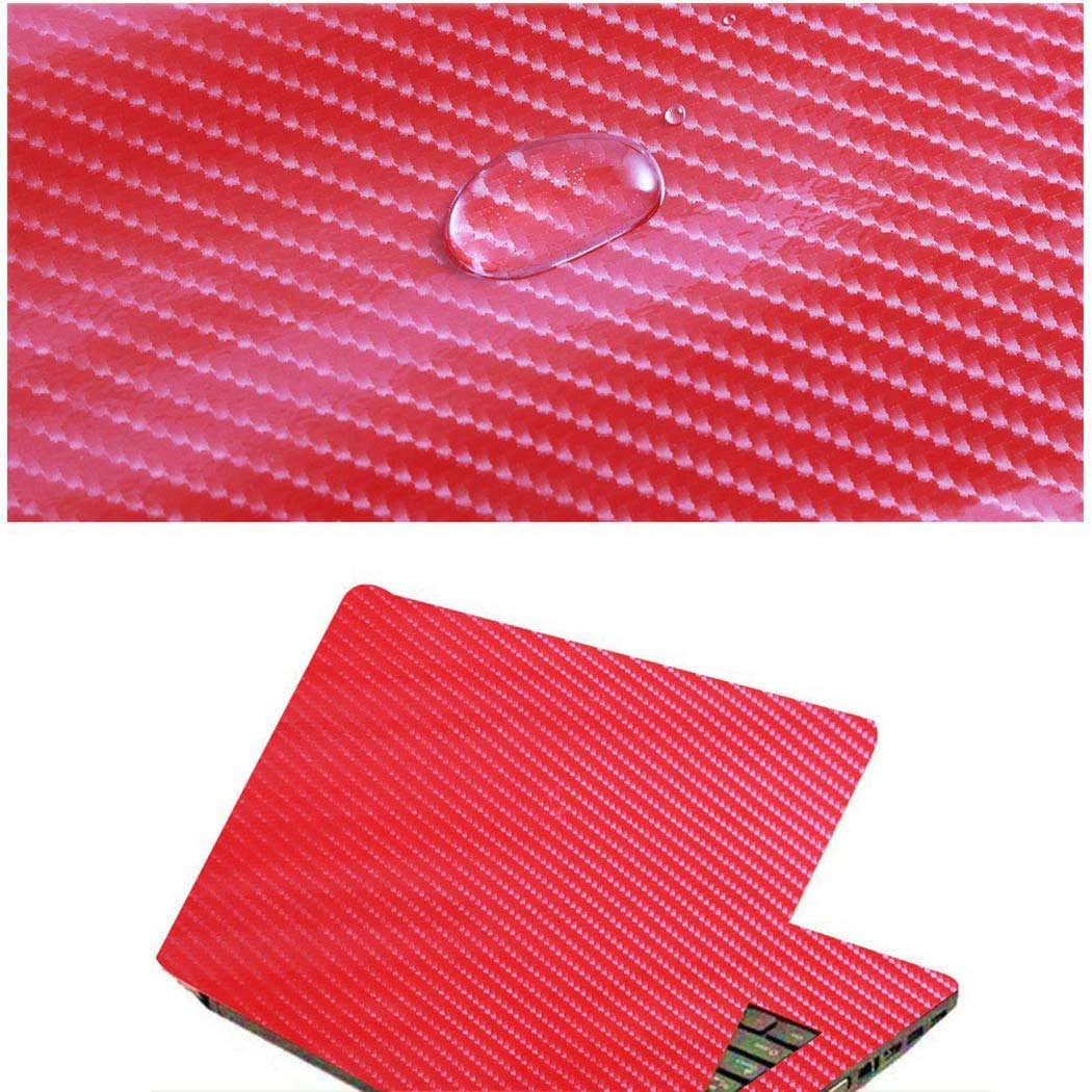 Lzlrun Red 6D Carbon Fiber Stickers High Gloss Carbon Fiber Vinyl Film Car Interior Waterproof And Anti-Scratch Sticker (1Ft X 5Ft)