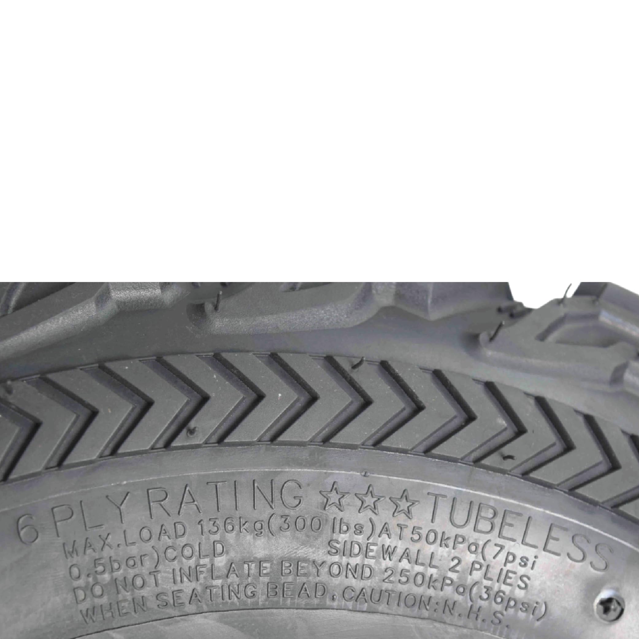 Kenda Bearclaw Ex K573-23X8-10 Front & 24X11-10 Rear Tires For All Terrain (Atv), Utv, And Side By Side (Sxs) Vehicles - 6-Ply -