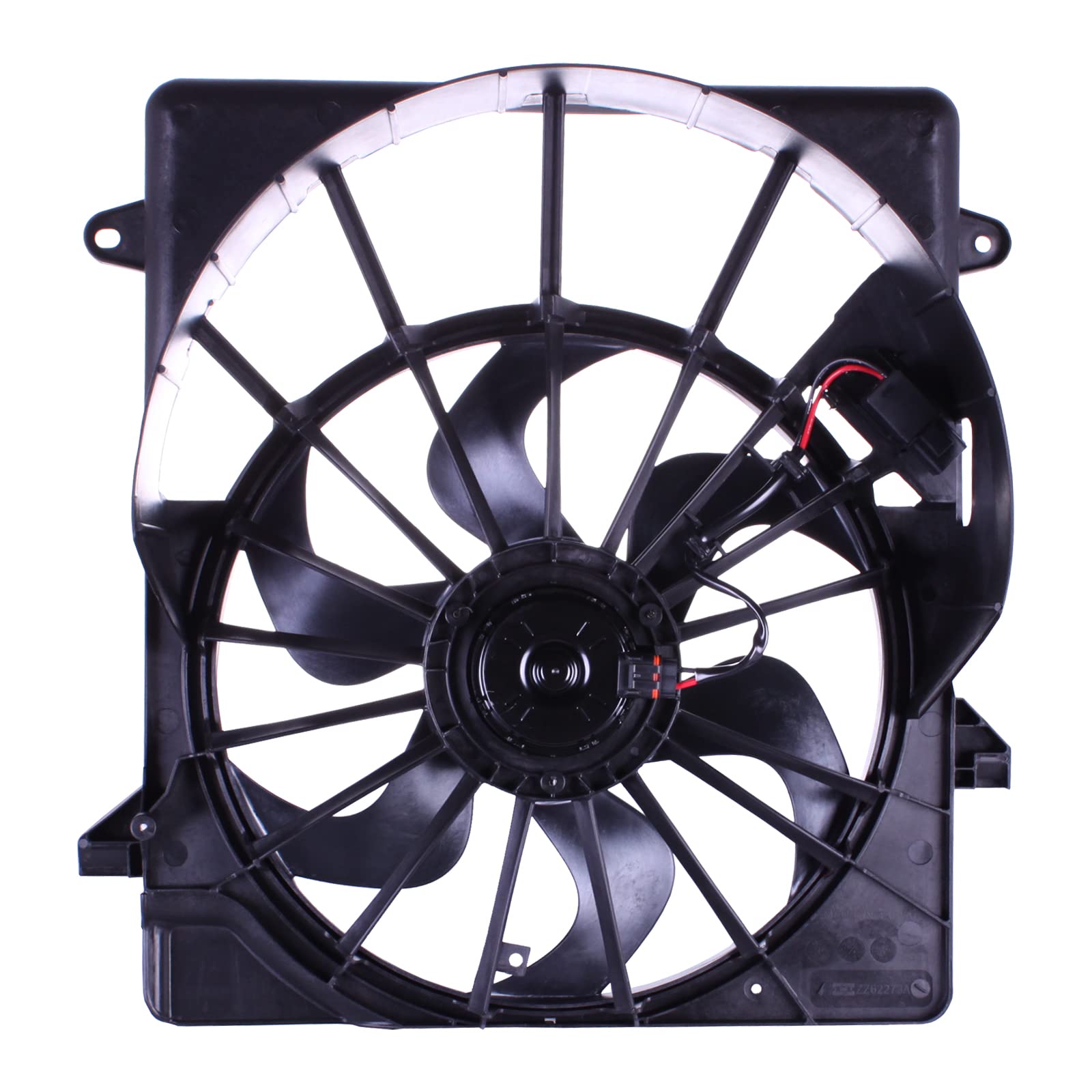 TYG OE Replacement(CAPA Quality) Cooling Fan Extra Silent for Jeep Liberty 08-12 3.7L | OE No. 68033228AA | Partslink No. CH3115