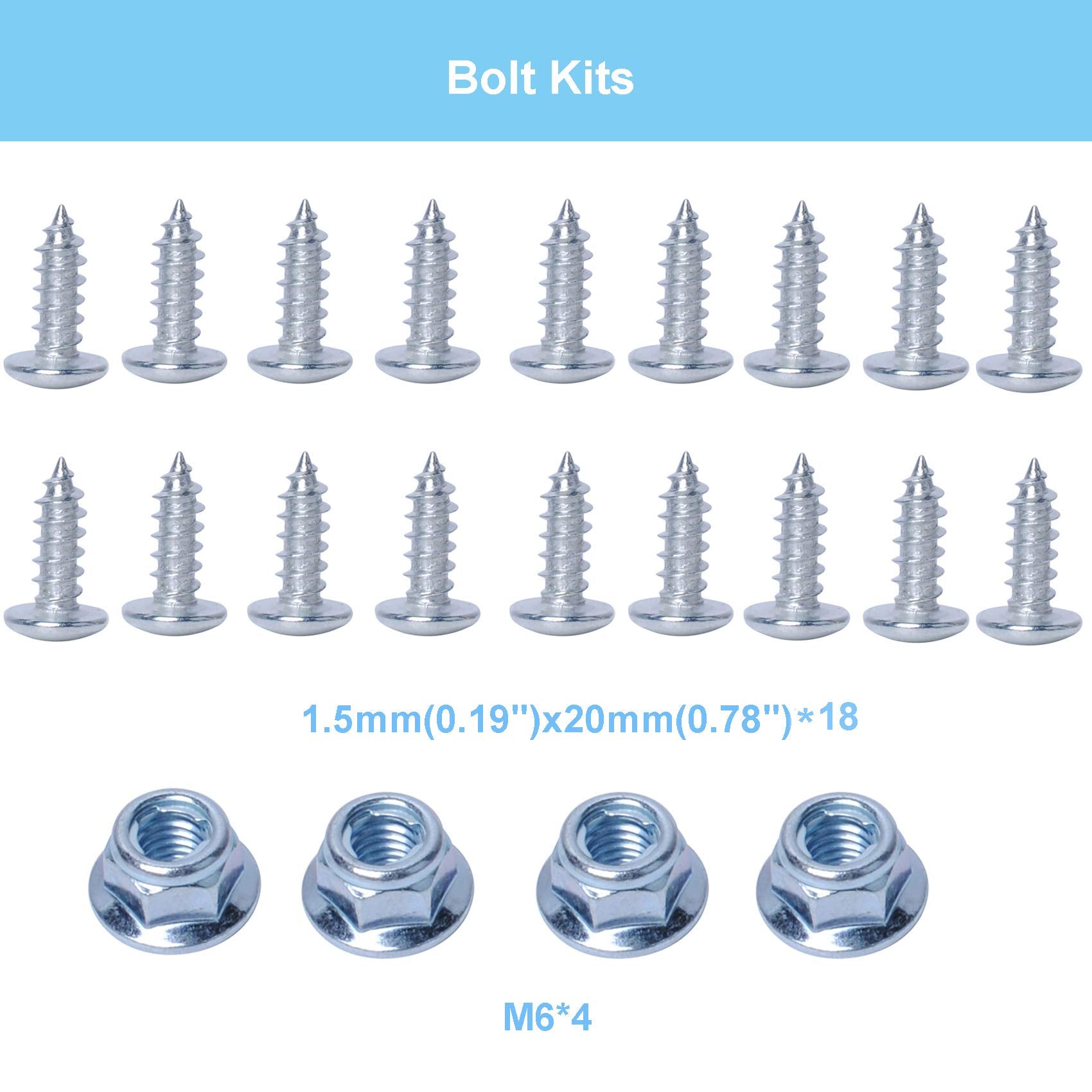 Podoy Crf50 Plastic Fairing Tank Mount Bolt Kit For Compatible With Xr50 Crf50 Sdg Ssr Pit Dirt Bike Motorcycle 50Cc 90Cc 110Cc