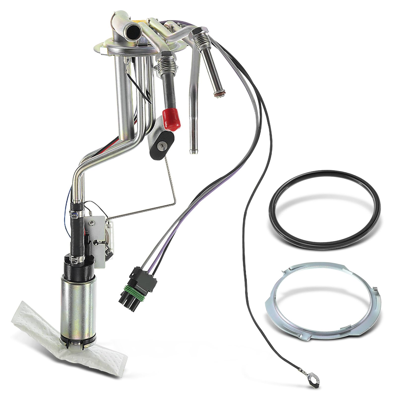 YHTAUTO Electric Fuel Pump with Sending Unit Compatible with Chevrolet GMC C1500 C2500 C3500 K1500 K2500 K3500 1988-1995 4.3L 5.