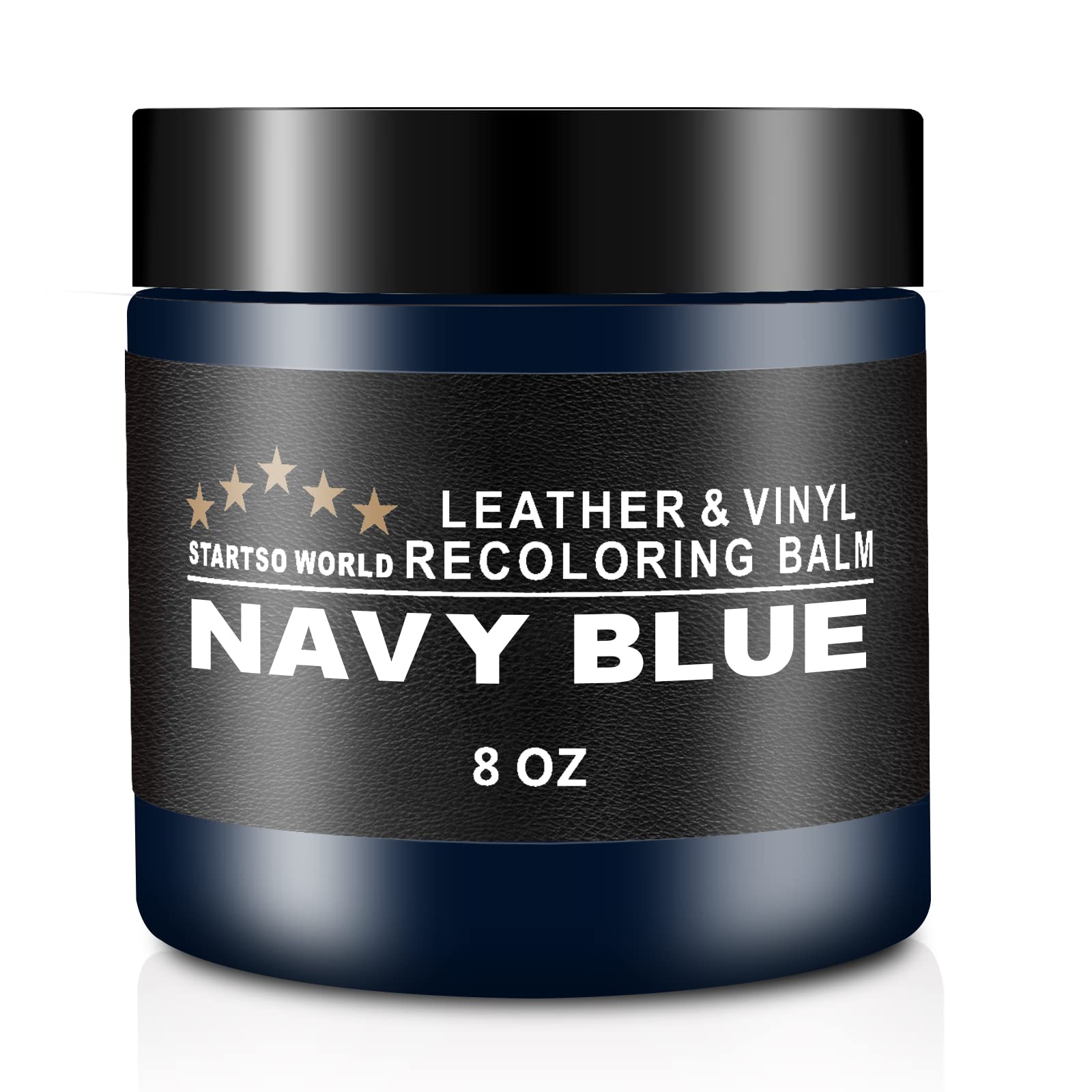 Startso World Leather-Recoloring-Balm-Repair-Cream-Kit For Restoration Navy Blue Couches, Sofa, Furniture Color Dye Restorer - 8