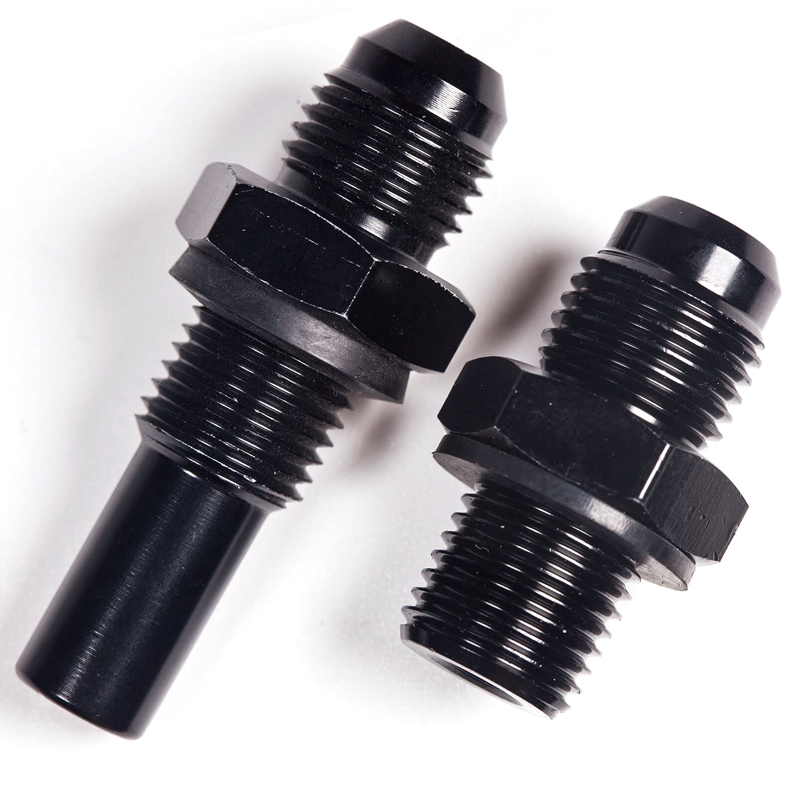 JSDAN 4L80E 6 AN x 1/4NPS Transmission Cooler Adapter Fittings Front and Rear Port -6AN Flare 6 AN LS1 LM7 LR4 LQ4 LS6 L59 LQ9 L