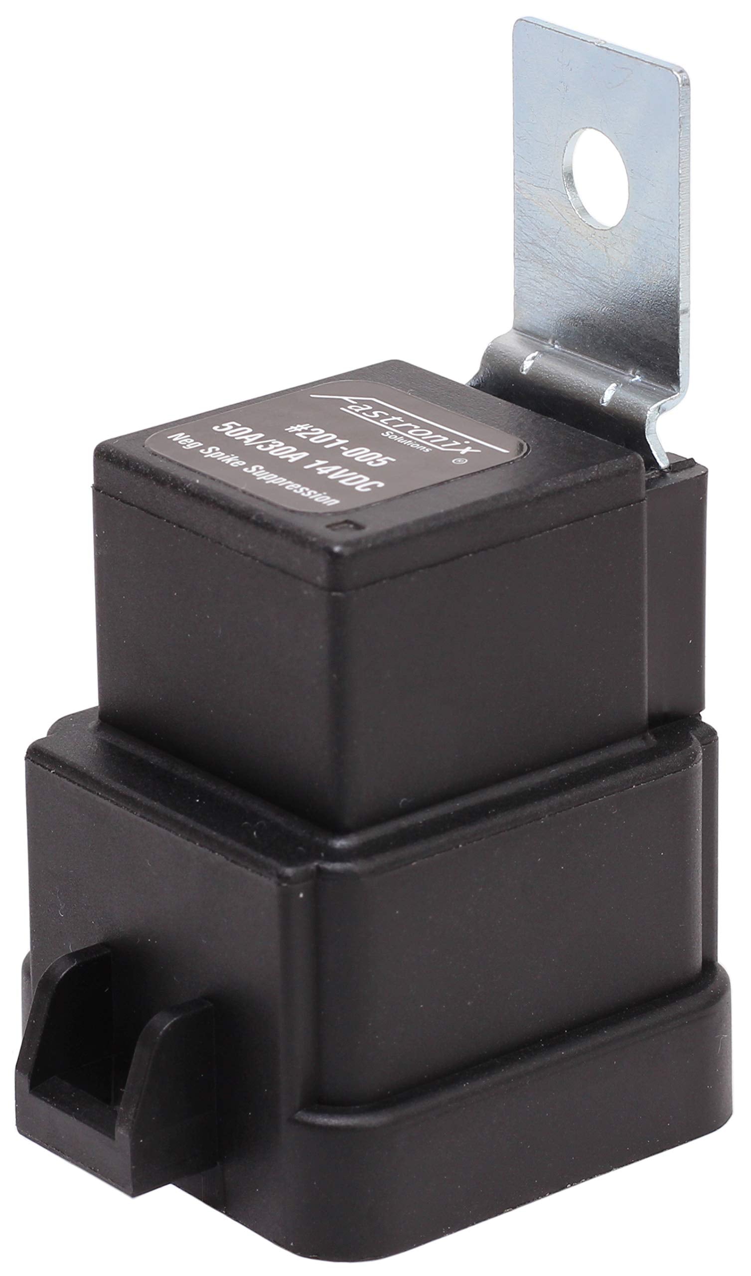 Fastronix 50/30 Amp Weatherproof Automotive Relay and Socket Kit - Wired Relay - Black - Model 900-005