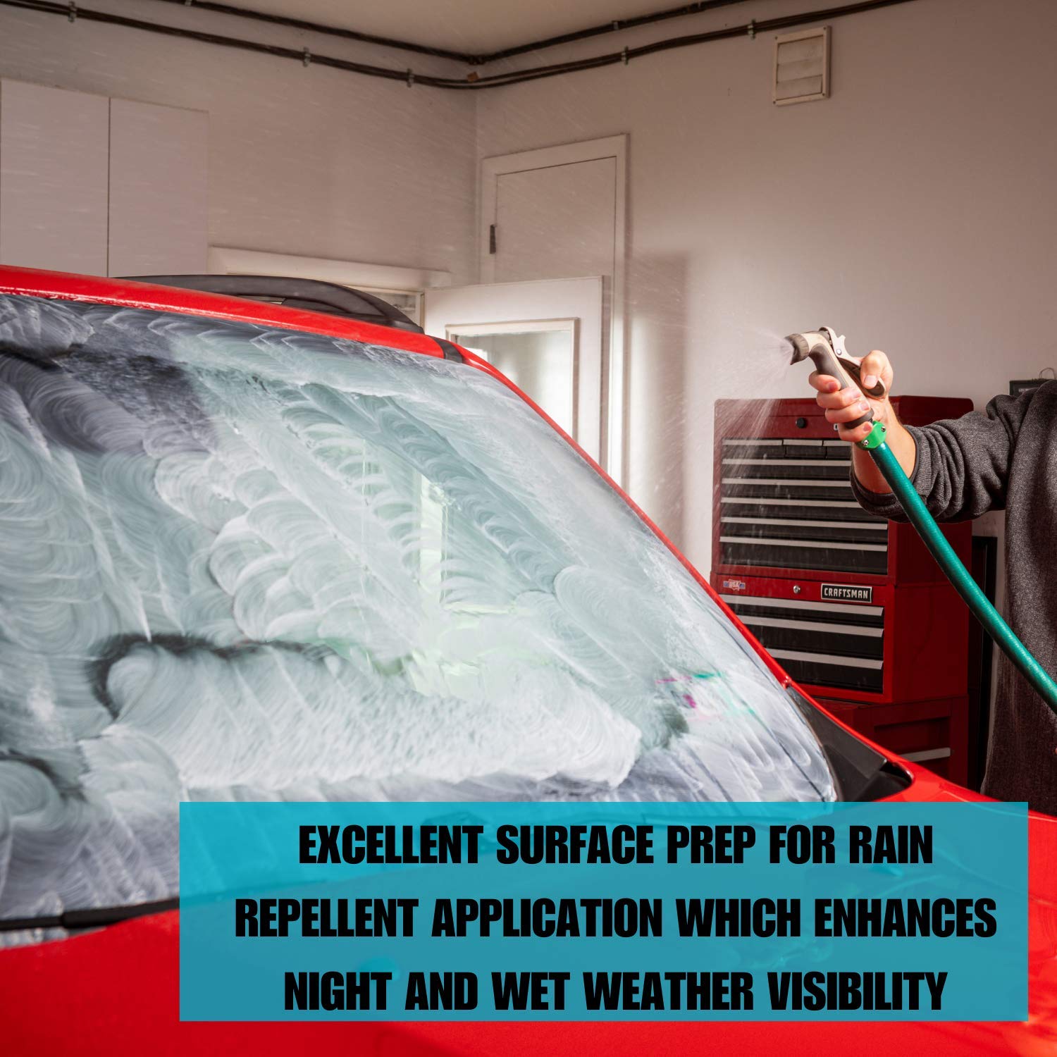 Invisible Glass 91411 Water Spot Remover Kit, 3.38 oz - Eliminates Coatings & Restores Automotive Glass