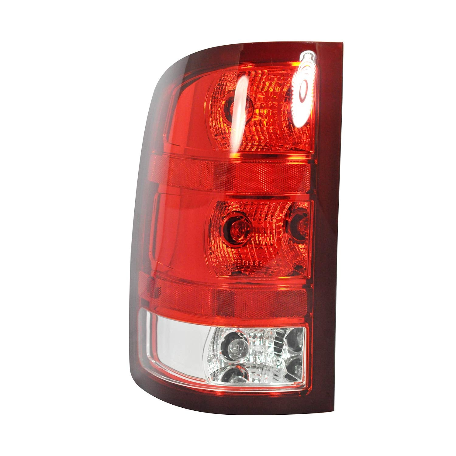 Dependable Direct Passenger Side (RH) Tail Light Assembly For 2007-2013 GMC Sierra 1500 (SL, SLE, SLT, WT) - 2007-2010 GMC Sierr