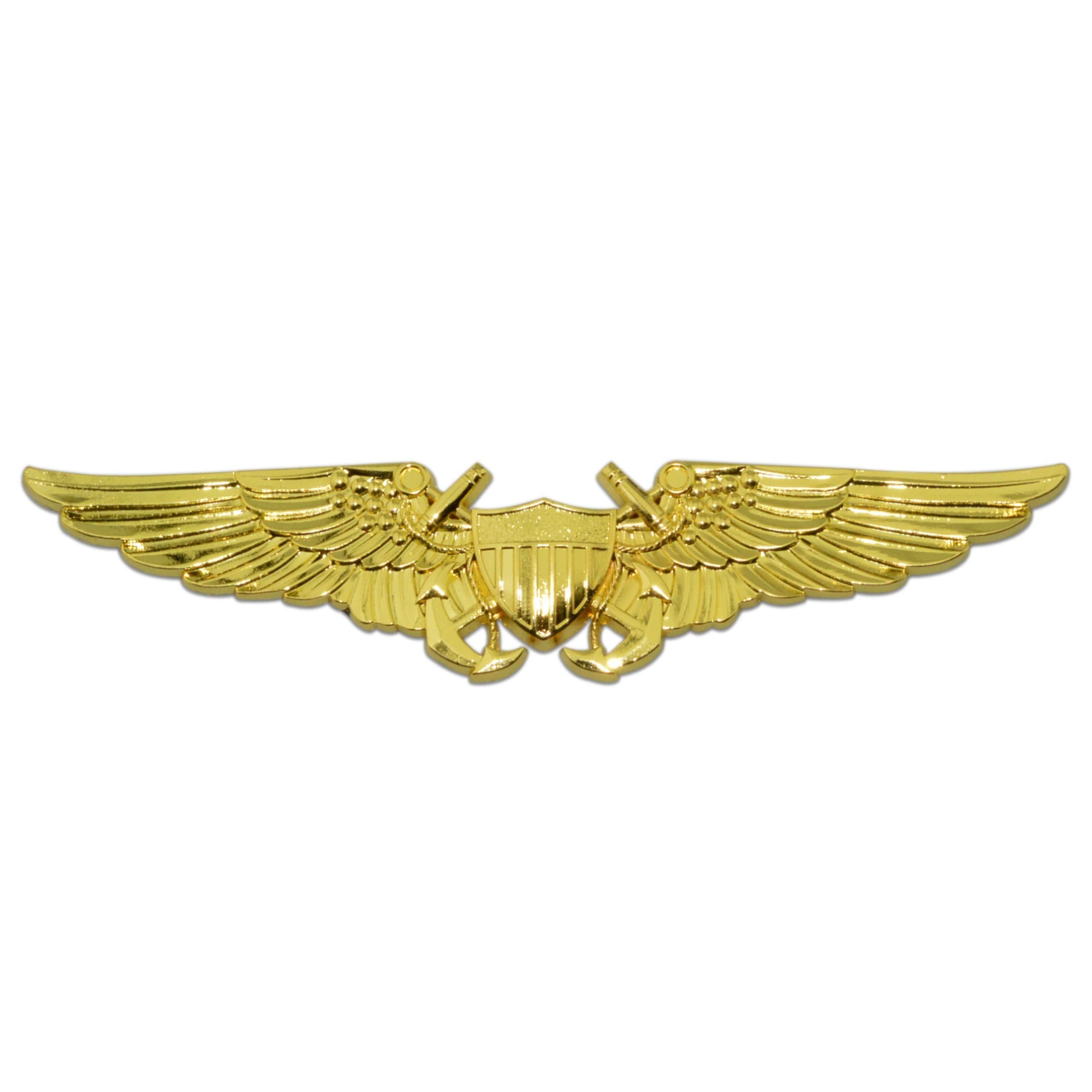 Patriot Accessories Naval Flight Officer NFO Metal Decal Auto Emblem - Durable Metal, Stylish Design