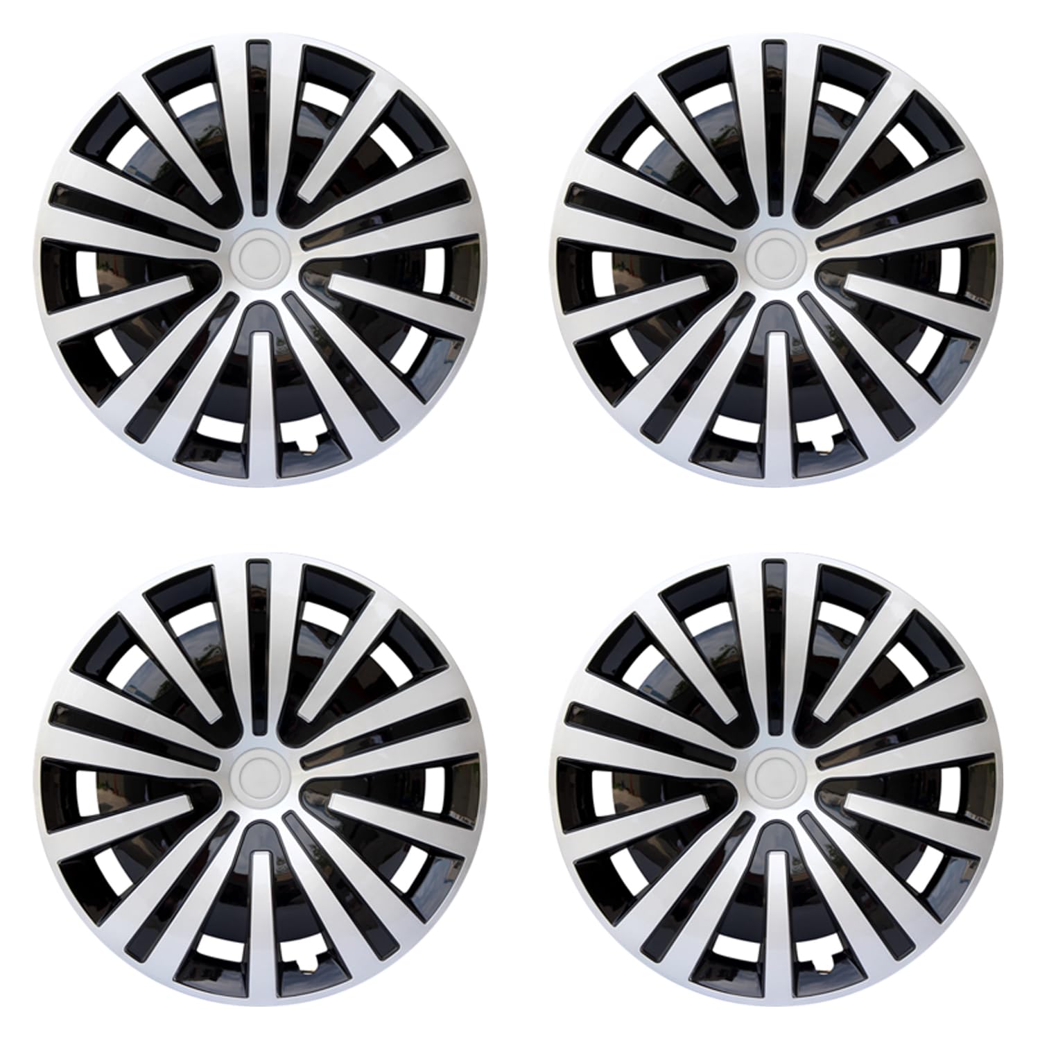 Hubcap Wheel Cover Replacement R14 Hub Caps Universal Wheel Rim Cover Abs Material Exterior Accessories Snap On Car Truck Suv -S