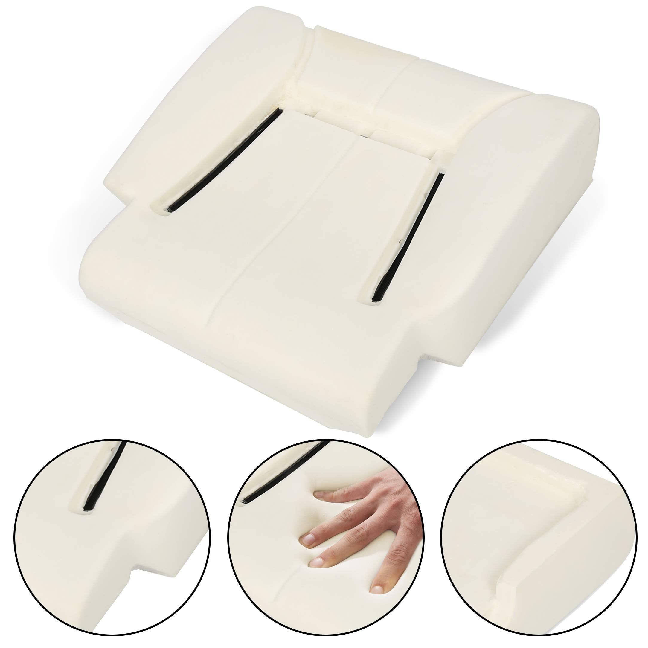 ECOTRIC Driver Side Seat Foam Compatible with 1998-2002 Dodge Ram 1500 2500 3500 SLT Left Side Bottom Replacement Seat Cushion P