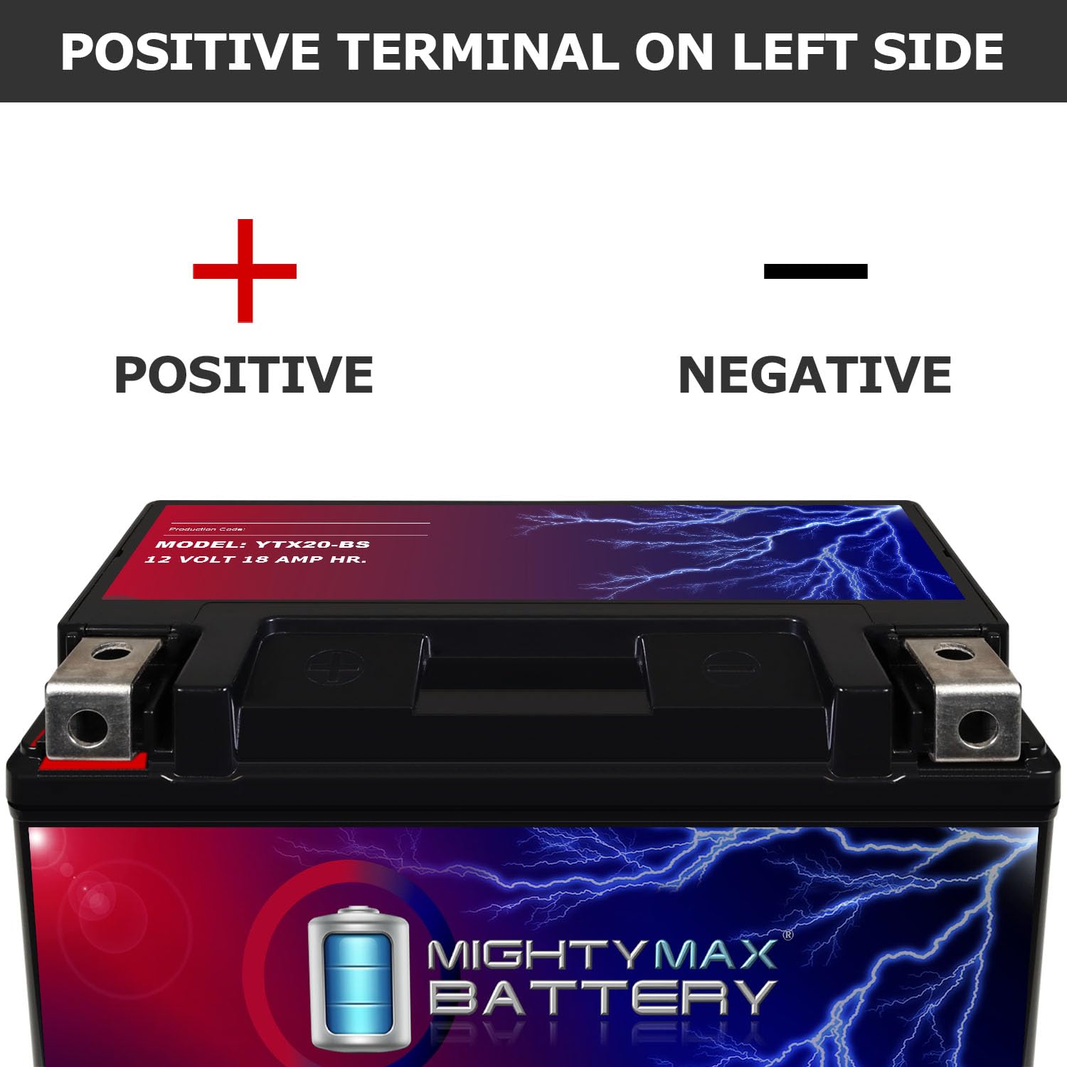 12V 18Ah Battery for Harley-Davidson 883 XL, XLH (Sportster) 1986-1996
