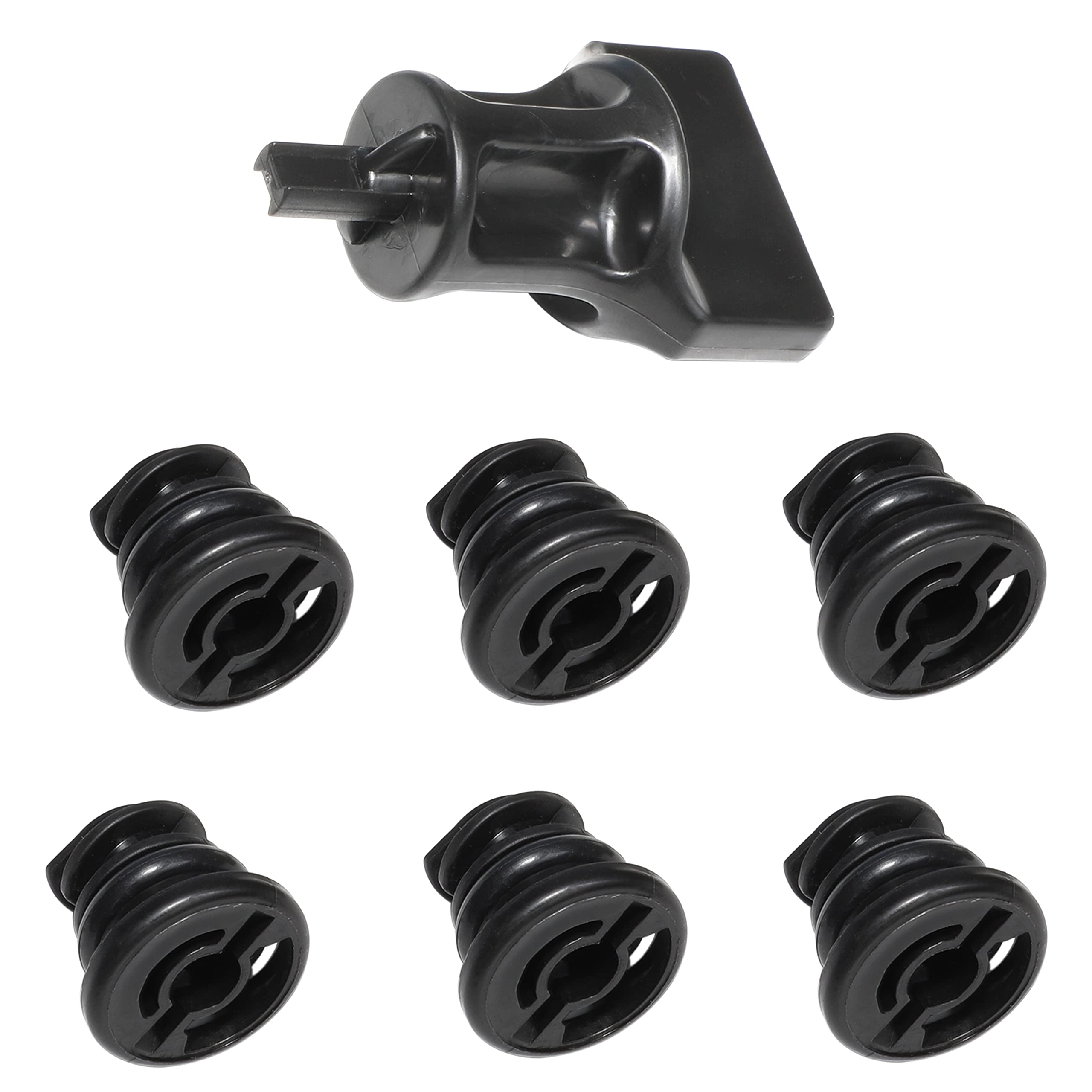 Oil Drain Plug No Leak 06L103801 6 Pack With Oil Drain Plug Removal Tool Compatible With Volkswagen 1.8L 2.0L Petrol Replacement