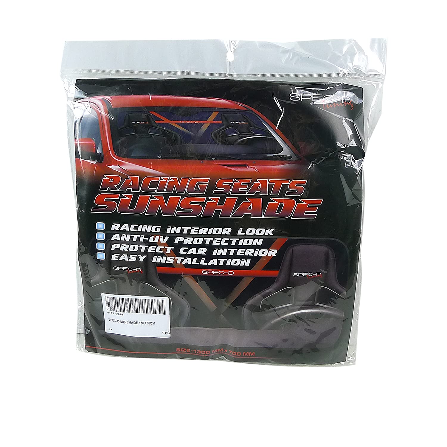 Spec-D Tuning 59''X31'' Car Sun Block Sunshade Windshield Protector
