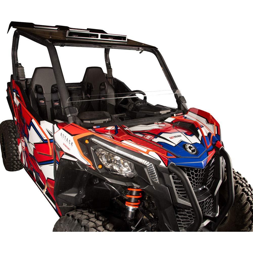 Tusk Removable Half Windshield Clear -Like New