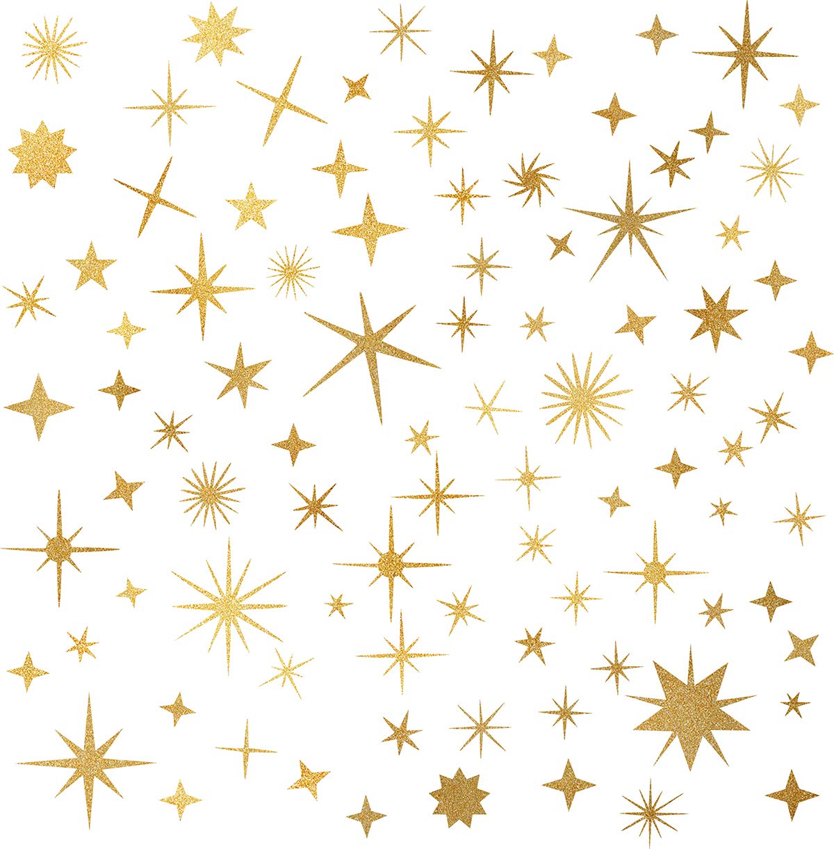 Sparkle Decals Star Decals, Nursery Wall Decal, Kids Room Decor, Star Wall Decor, Sparkle Wall Art, Baby Room Star Wall Sticker