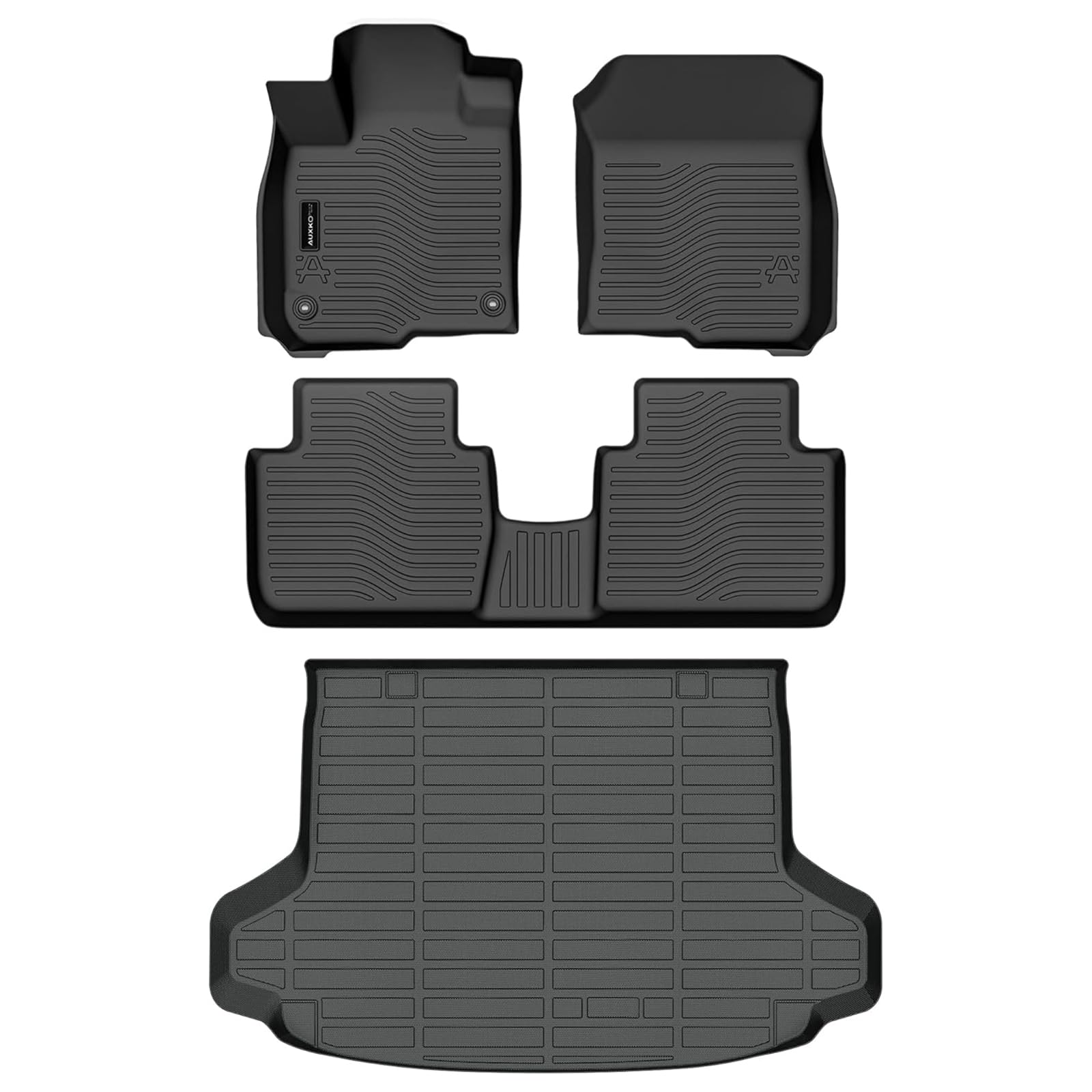 Auxko All Weather Floor Mats Cargo Liner Fit for Honda HR-V(Include Hybrid) 2023 2024 2025 2026 TPE Rubber Liners HRV Accessorie