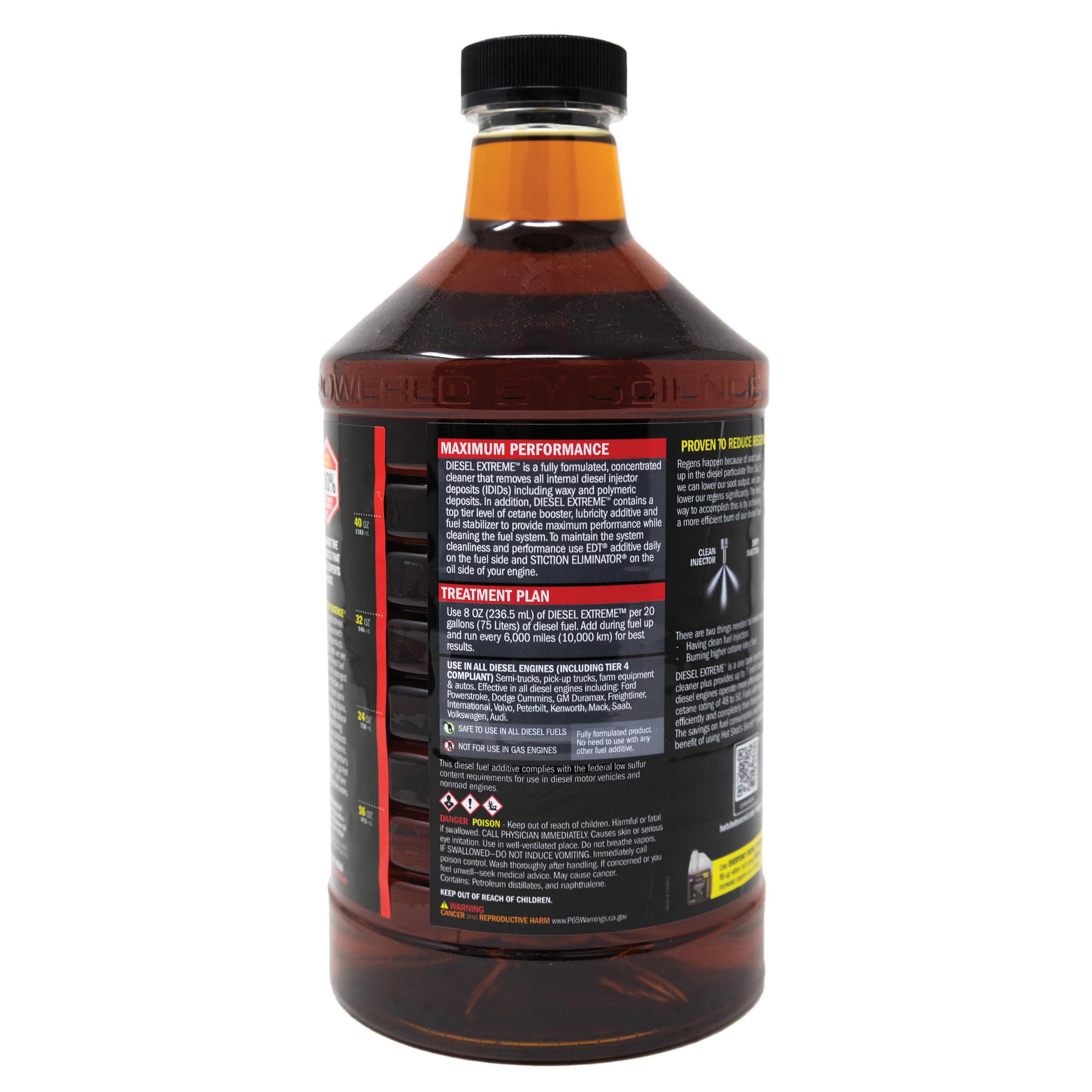 Hot Shot's Secret Diesel Extreme Clean and Boost - 64 fl. oz. - Amber - Model P040464Z