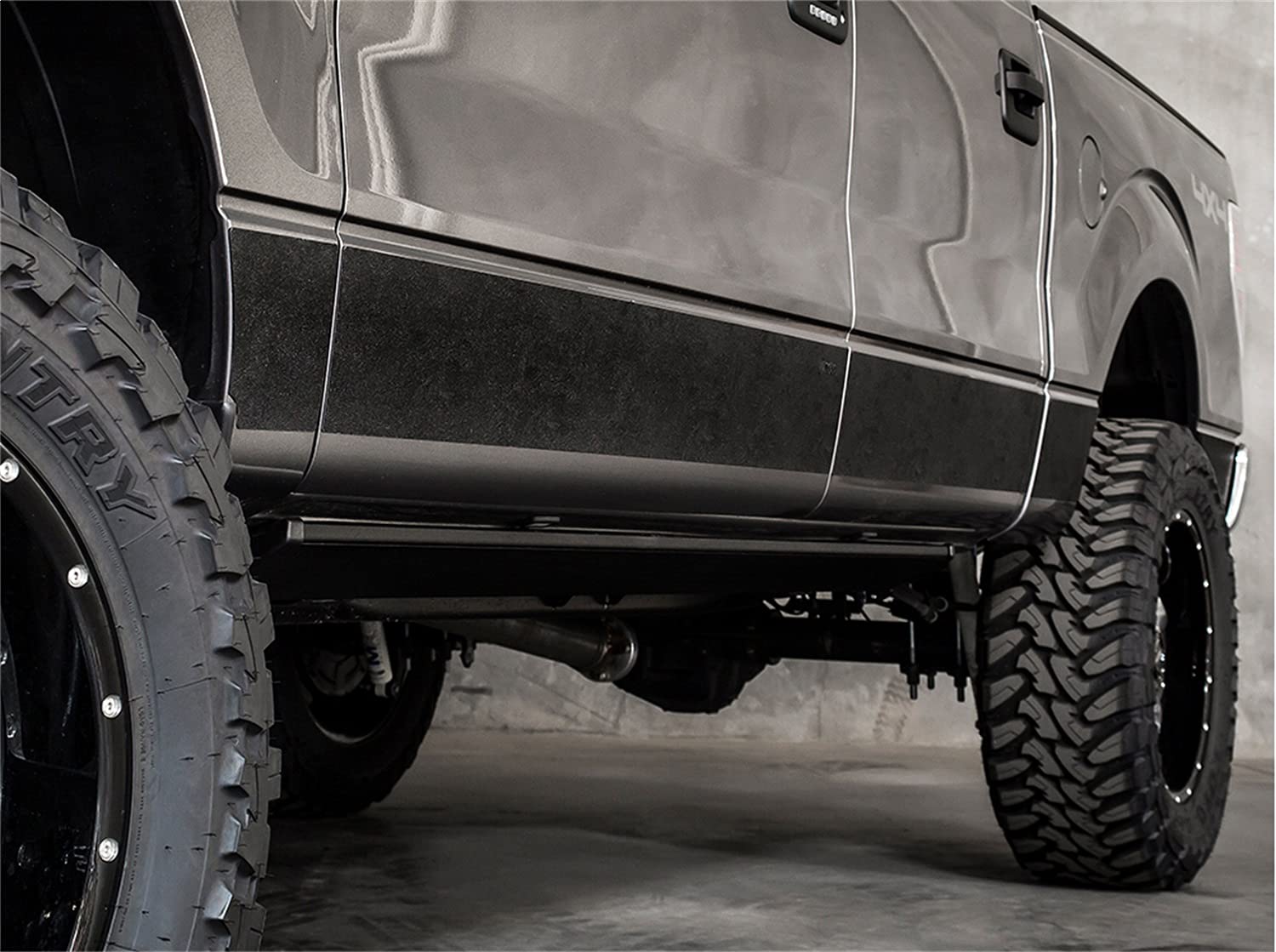Ici Stainles Ici Ra-T3058M Rocker Panel Guard Ram 1500 Quad Cab 6.4 Bed
