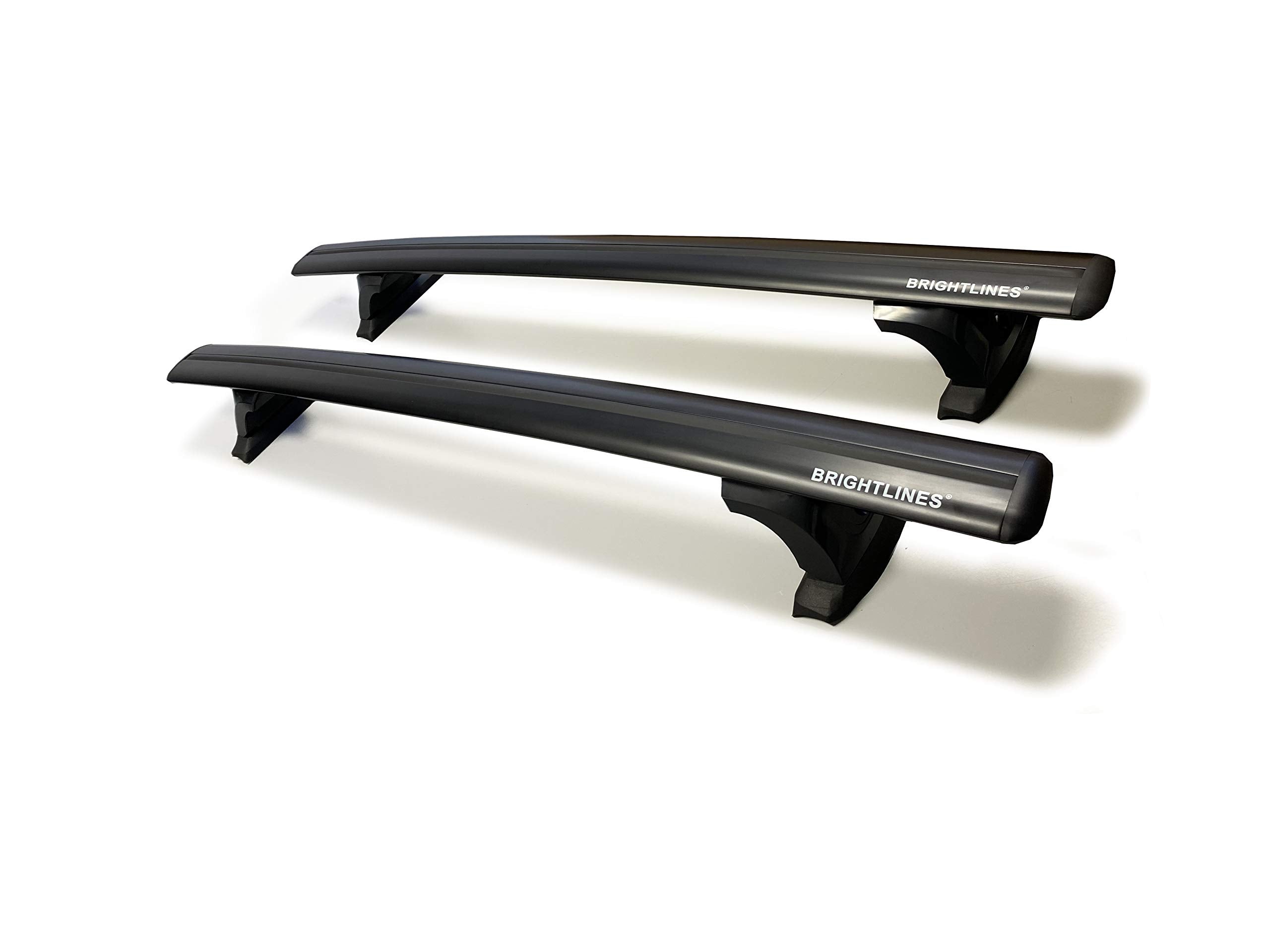 Brightlines Heavy Duty Anti-Theft Premium Aluminum Black Roof Bars Roof Rack Crossbars Compatible With 2012-2025 Honda Crv Witho