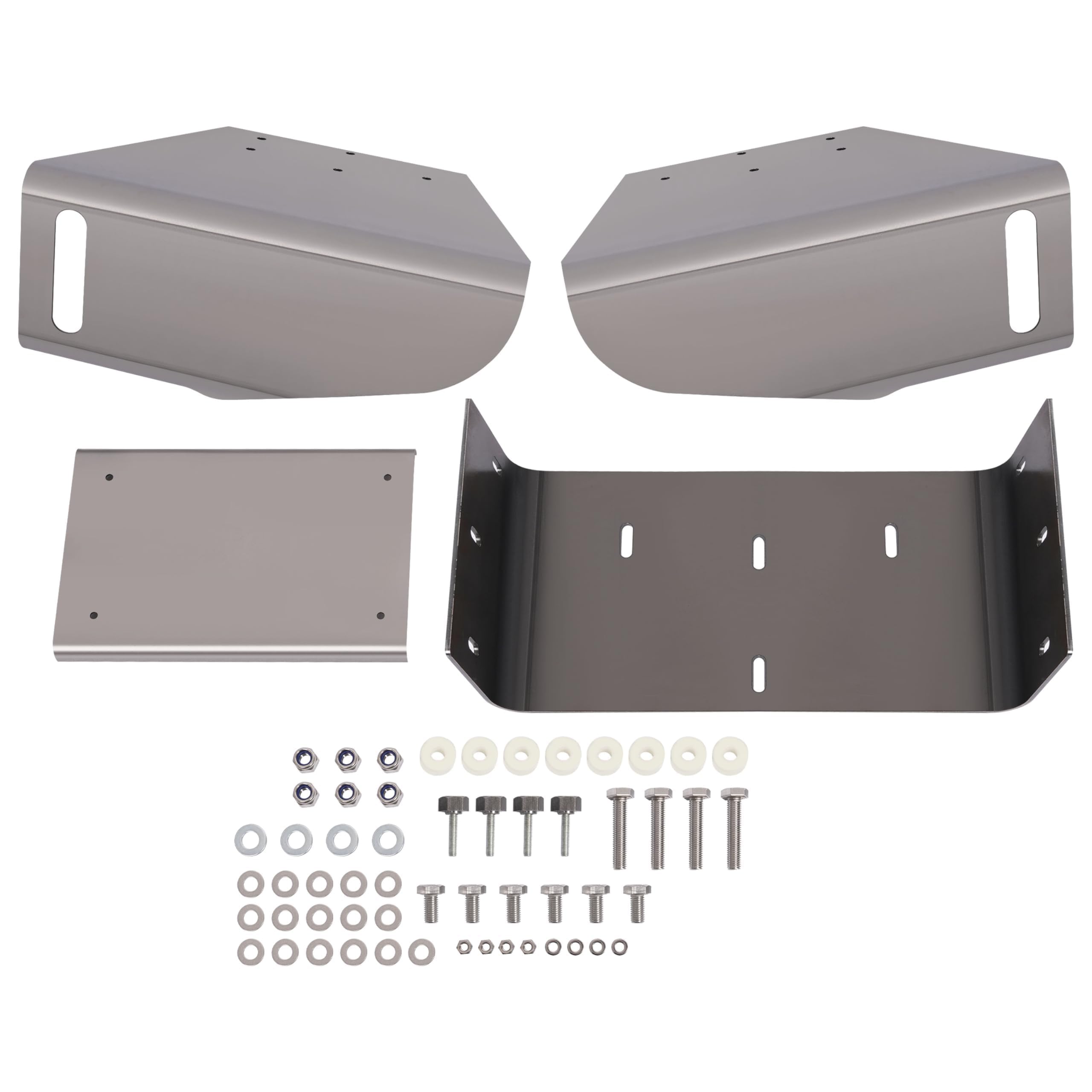 HECASA Fender System Kit Compatible with 1963-1967 John Deere 110 112 Round Fender Lawn/Garden Tractors Steel Anti-Rust Oil