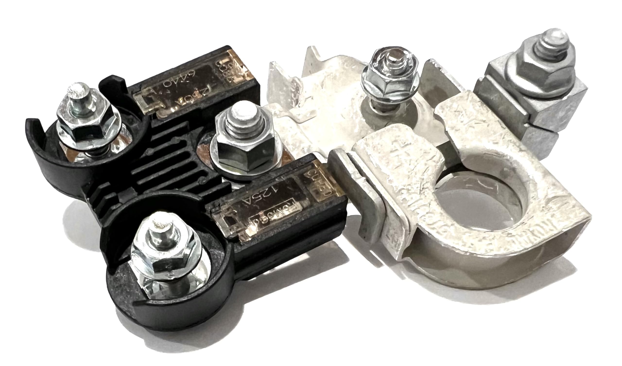EAPP 250Amp/125Amp Battery Fuselink Fuse for F-150/F-250 - Includes Positive & Negative Terminals, Durable Plastic Construction