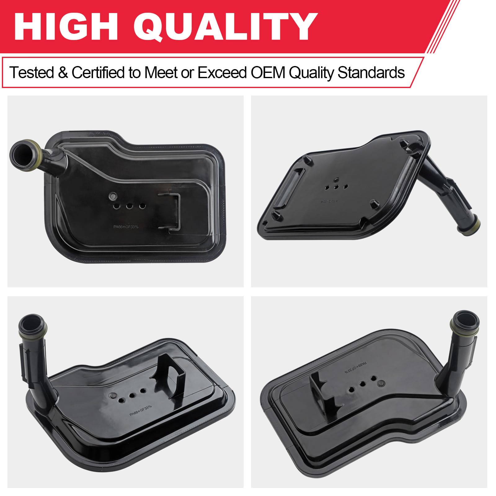 Fitede 6L80E 6L90E Automatic Transmission Filter Kit Fits For Chevy Express Silverado 1500 2500 3500 Suburban Cadillac Escalade