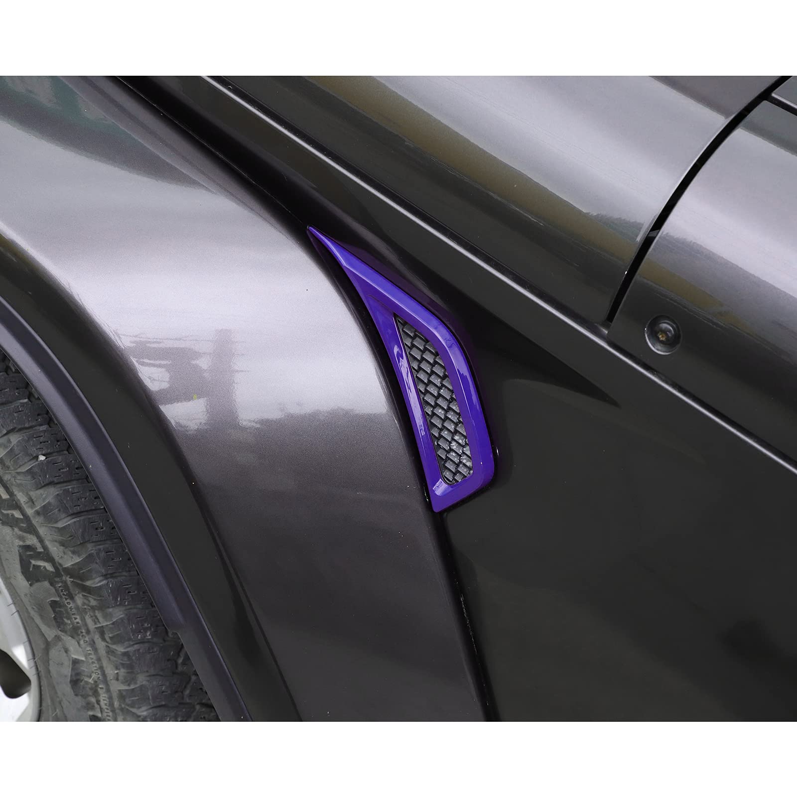 Voodonala For Jeep Jl Side Air Conditioning Vent Outlet Decoration Trim For 2018-2025+ Jeep Wrangler Jl Jlu Gladiator Jt Trunk 4