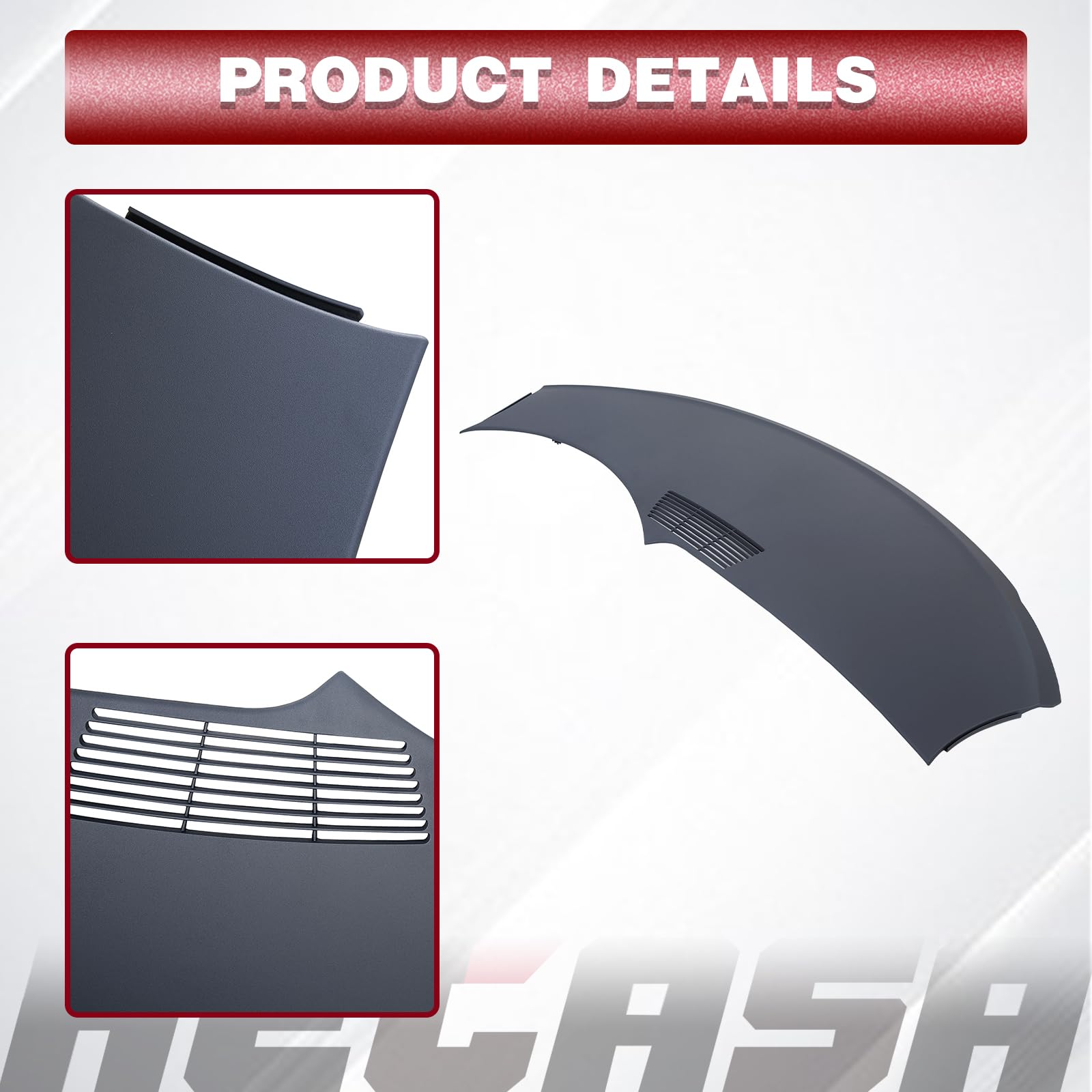 HECASA Dash Board Replacement Cover for 1993-1996 Chevrolet Camaro - Blue-Gray, OEM Fit, Not Overlay, Model GM 10267171