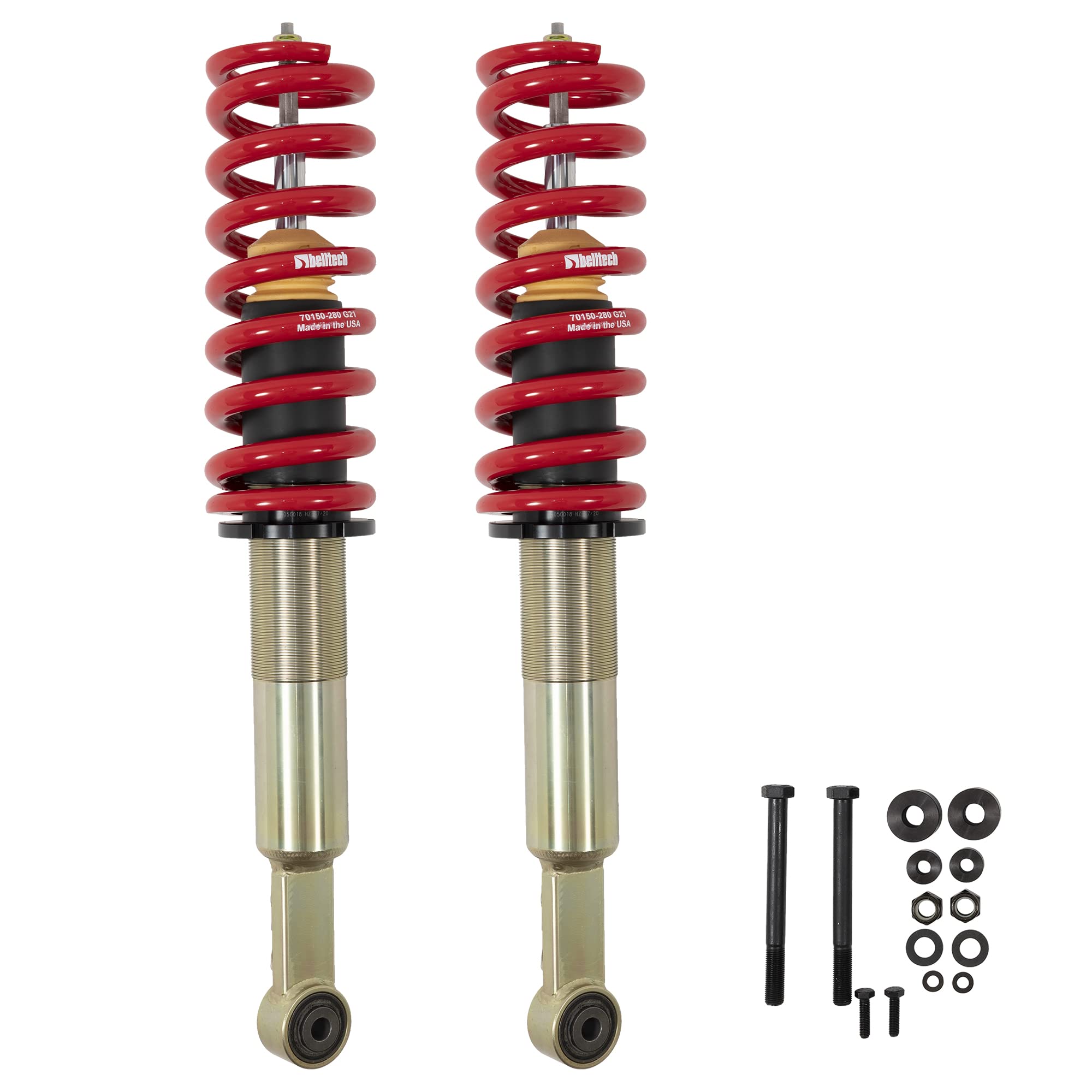 Belltech - 154302Hk - Belltech 154302Hk Lift Kit 0.5In.- 3In. Lift Kit Inc. Trail Performance Coilovers Only 2016-2020 Compatible/Replacement Part For A Toyota Tacoma 4Wd (All